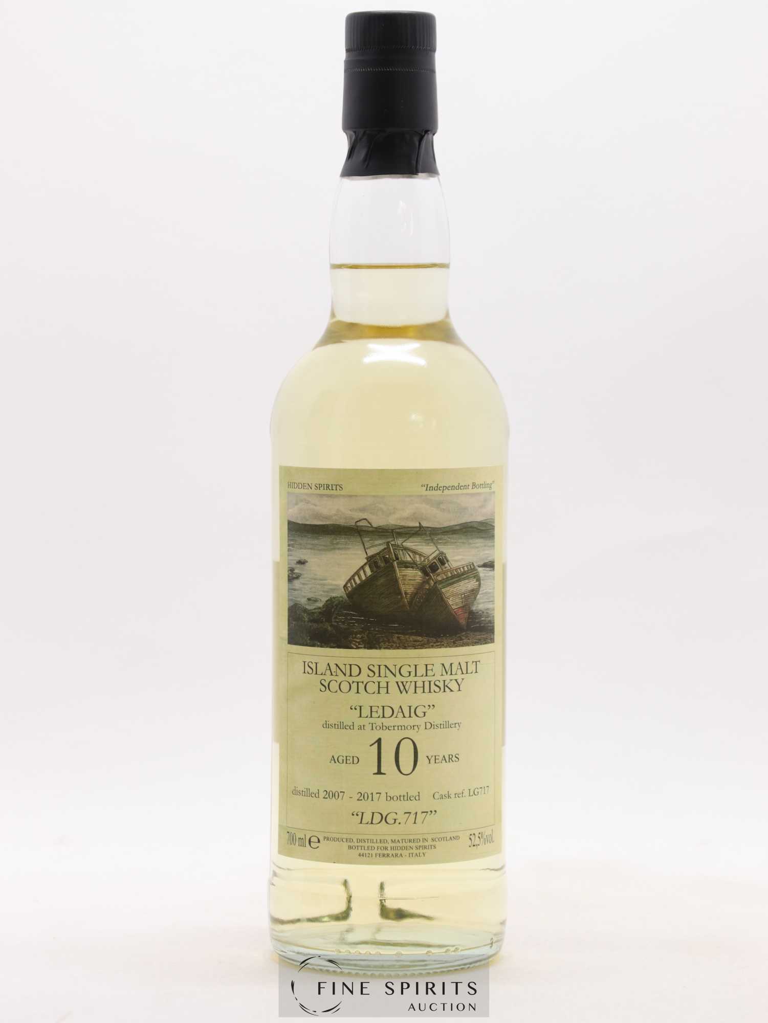Ledaig 10 years 2007 Hidden Spirits LDG.717 Cask n°LG717 - bottled 2017 - Lot de 1 bouteille - 1