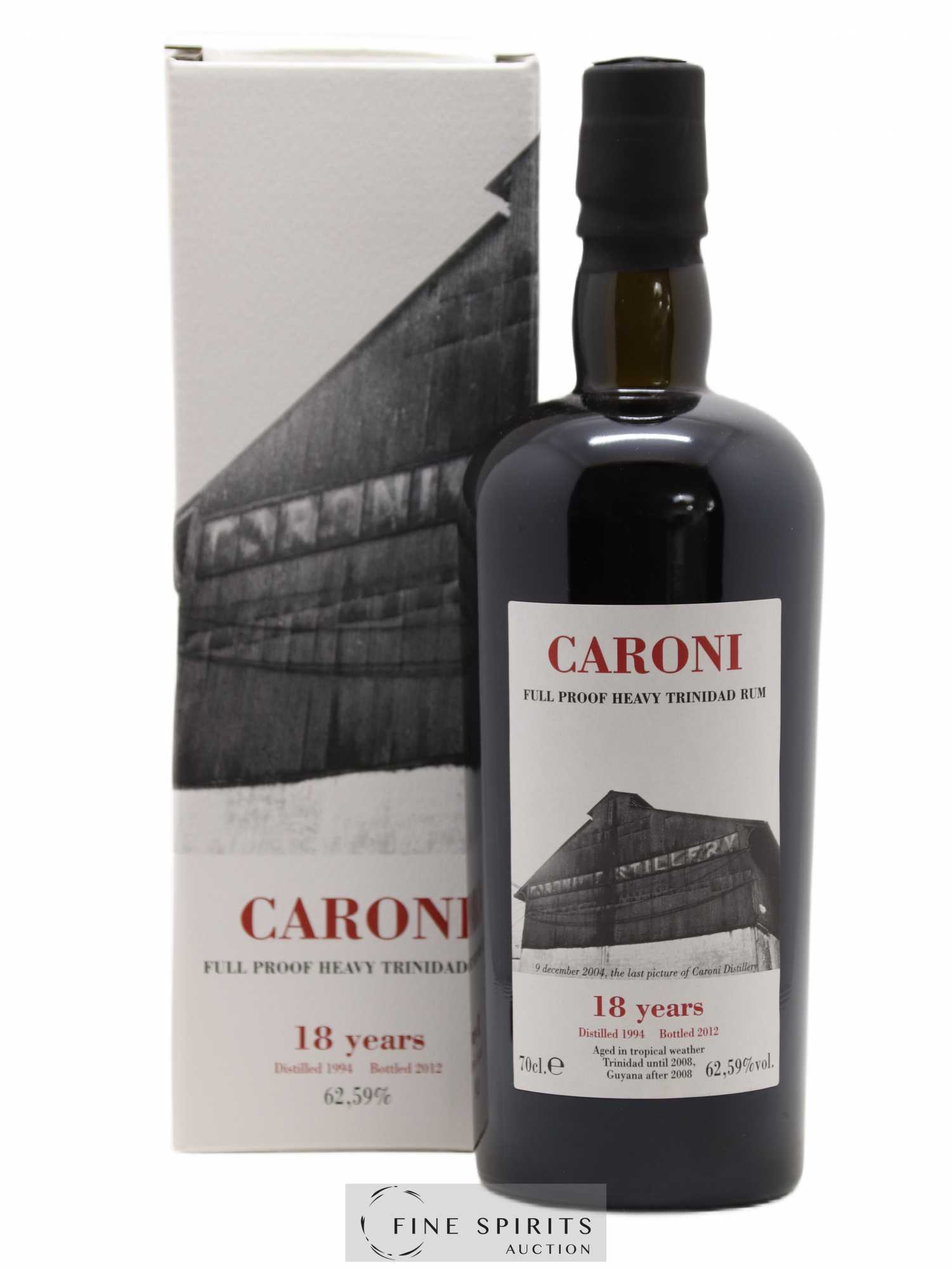 Caroni 18 years 1994 Velier Stock of 10 Barrels One of 2633 - bottled 2012 - Lot de 1 bouteille - 0