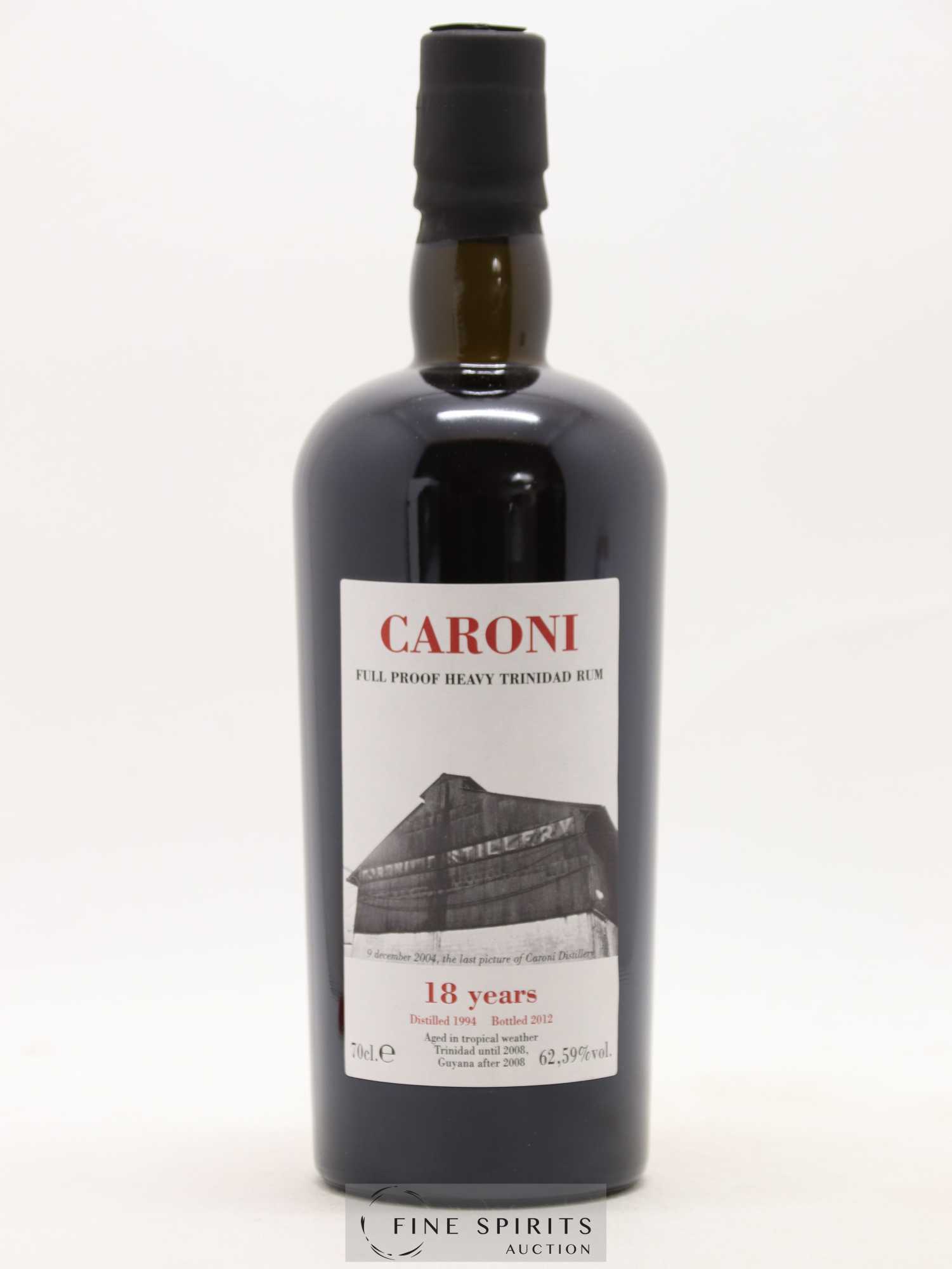 Caroni 18 years 1994 Velier Stock of 10 Barrels One of 2633 - bottled 2012 - Lot de 1 bouteille - 1
