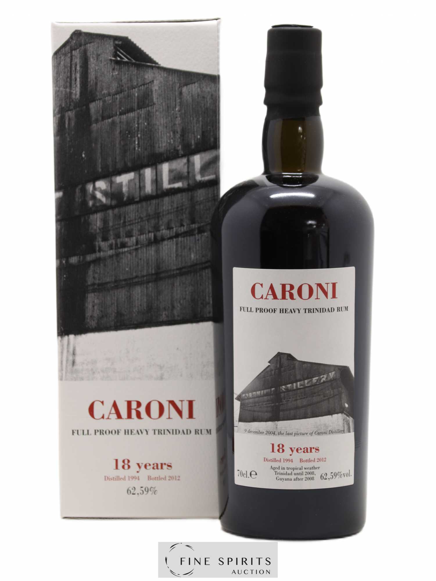 Caroni 18 years 1994 Velier Stock of 10 Barrels One of 2633 - bottled 2012 - Lot de 1 bouteille - 0