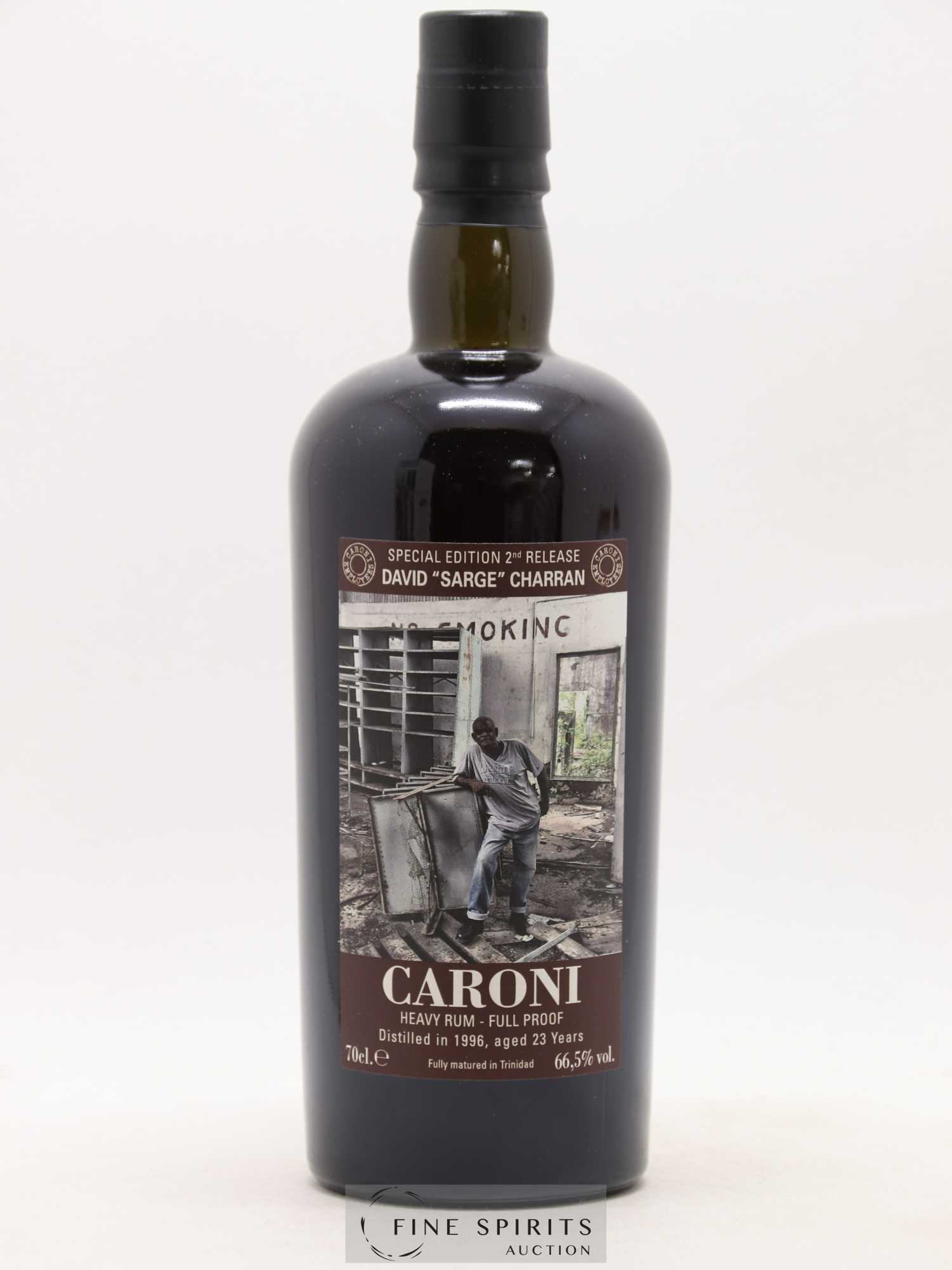 Caroni 23 years 1996 Velier Special Edition David Sarge Charran 2nd Release - One of 953 - bottled 2019 Employee Serie - Lot de 1 bouteille - 1
