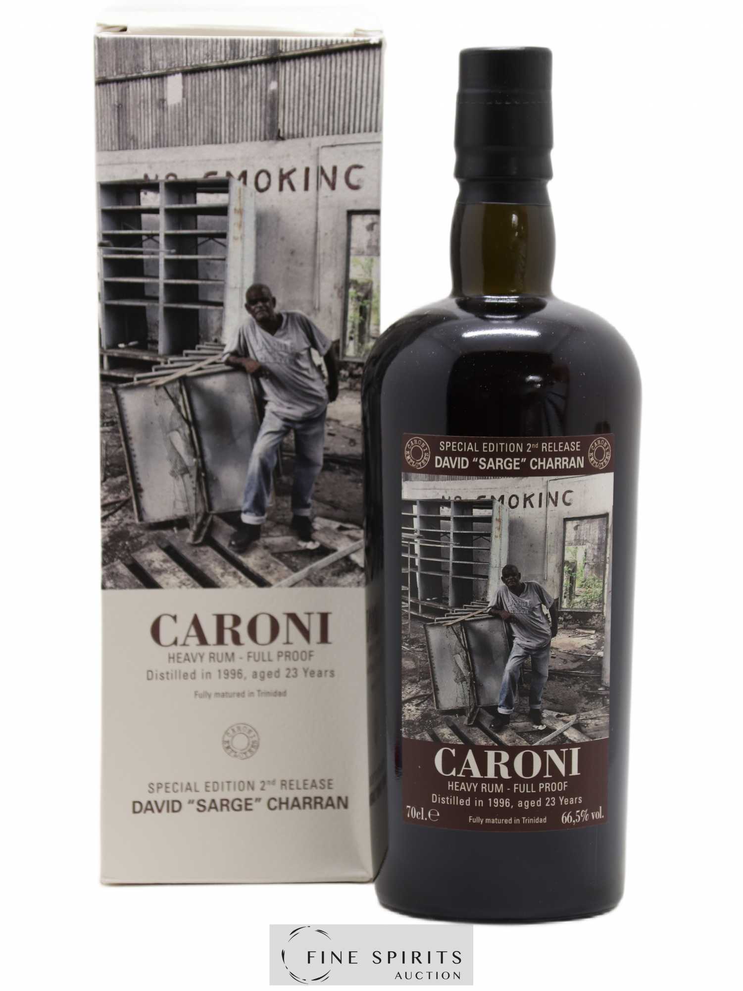 Caroni 23 years 1996 Velier Special Edition David Sarge Charran 2nd Release - One of 953 - bottled 2019 Employee Serie - Lot de 1 bouteille - 0