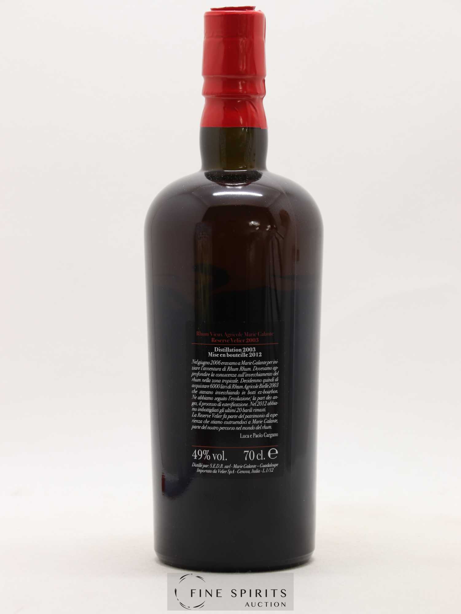MG 9 years 2003 Velier Reserve bottled 2012 - Lot de 1 bouteille - 2