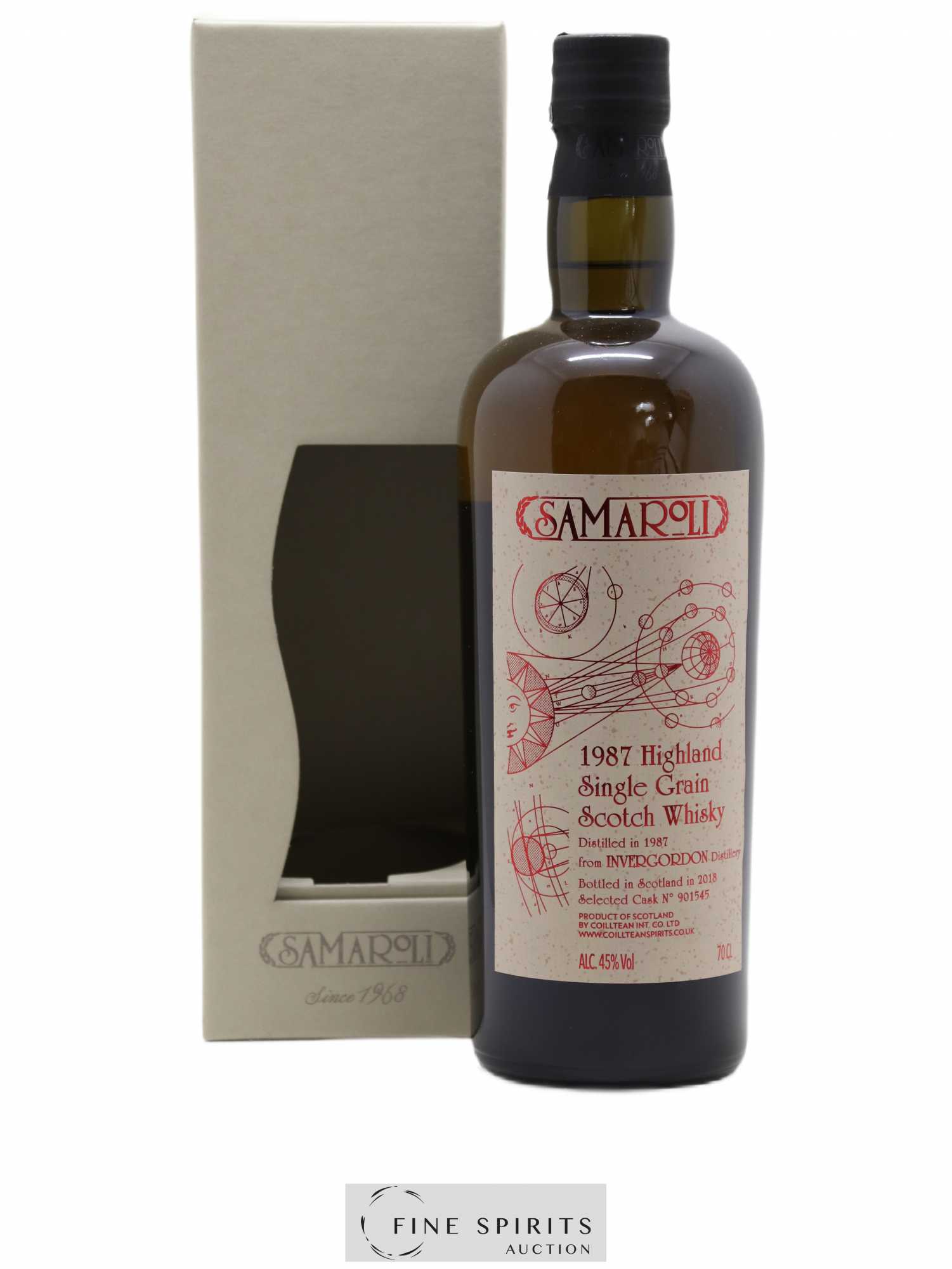 Invergordon 1987 Samaroli Cask n°901545 - One of 270 - bottled 2018 - Lot de 1 bouteille - 0