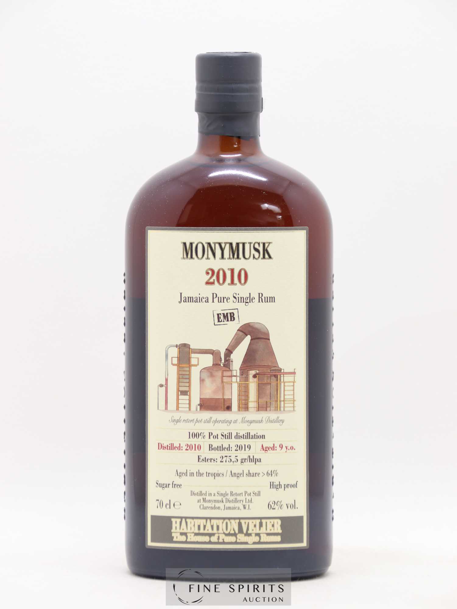 Monymusk 9 years 2010 Velier EMB bottled 2019 Habitation Velier - Lot de 1 bouteille - 1