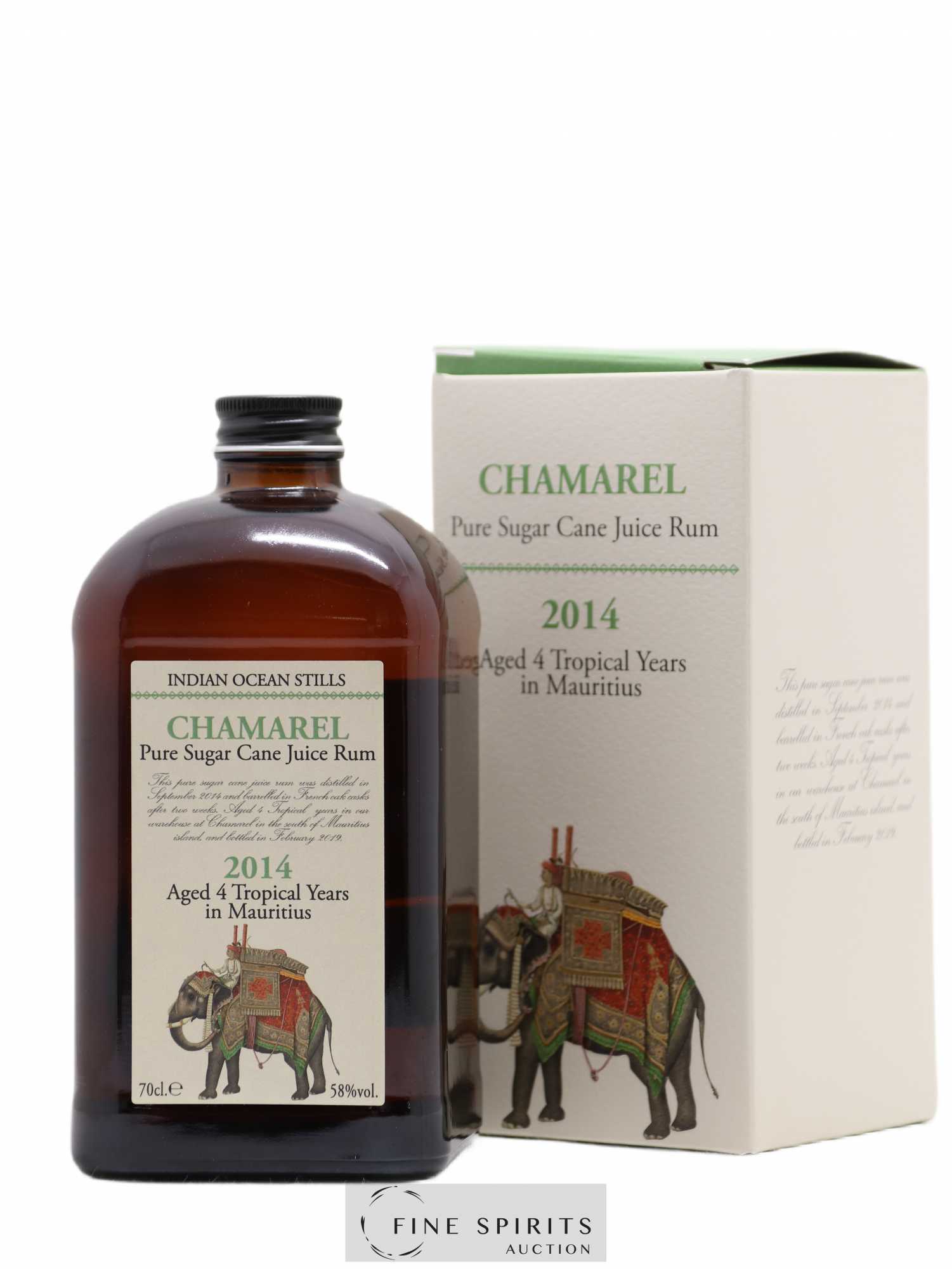 Chamarel 4 years 2014 Velier bottled 2019 Indian Ocean Stills - Lot de 1 bouteille - 0