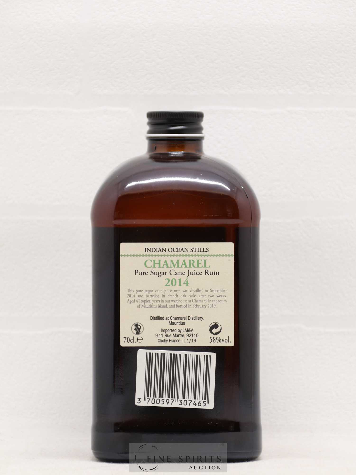 Chamarel 4 years 2014 Velier bottled 2019 Indian Ocean Stills - Lot de 1 bouteille - 2