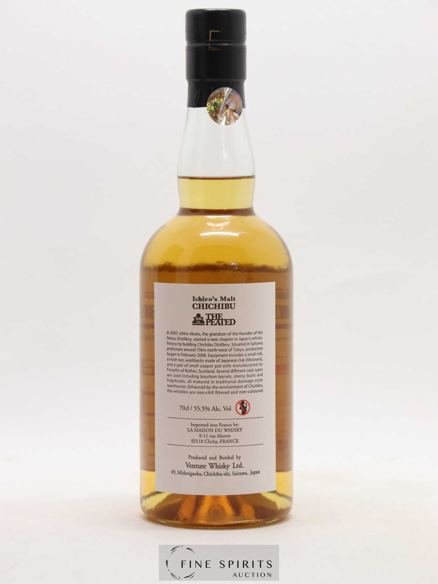 Chichibu Of. The Peated 2018 Release - One of 11550 Ichiro's Malt - Lot de 1 bouteille - 2