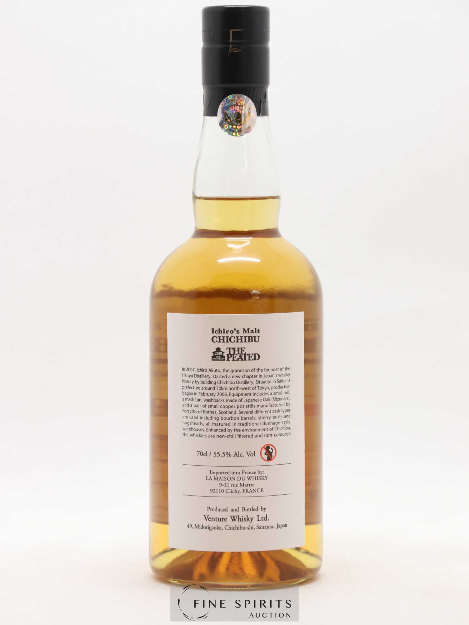 Chichibu Of. The Peated 2018 Release - One of 11550 Ichiro's Malt - Lot de 1 bouteille - 2