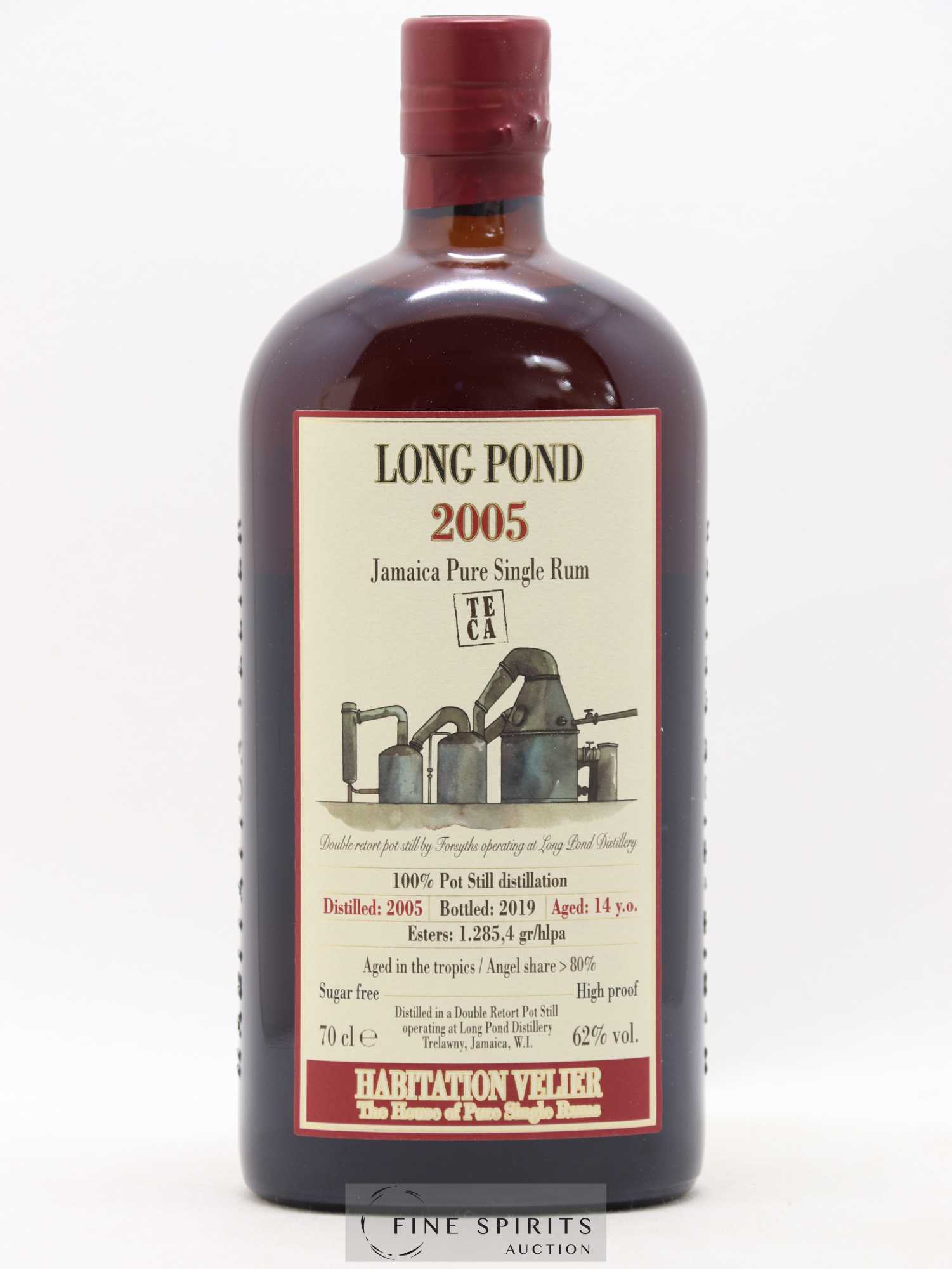 Long Pond 14 years 2005 Velier TECA bottled 2019 Habitation Velier - Lot de 1 bouteille - 1