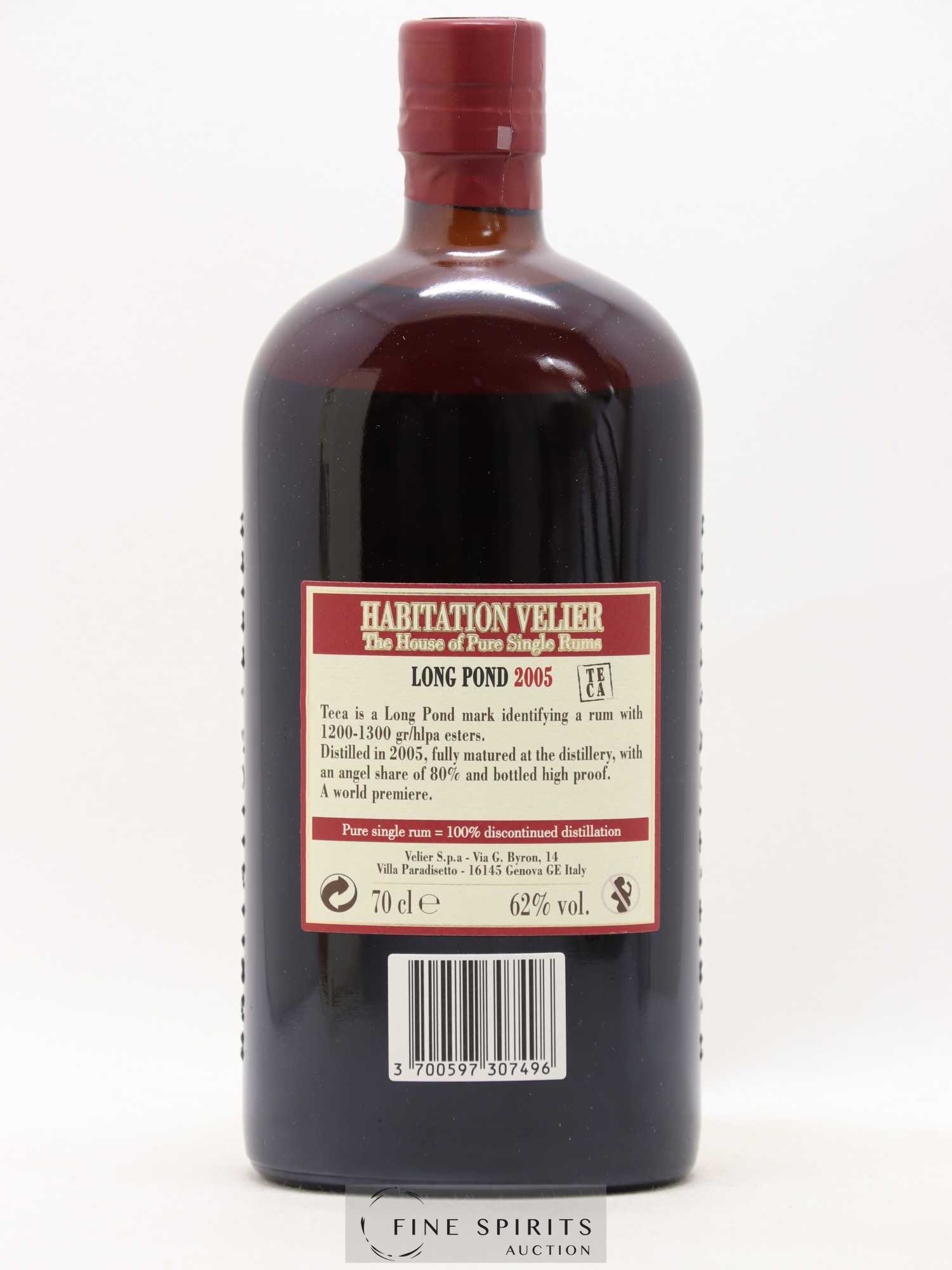 Long Pond 14 years 2005 Velier TECA bottled 2019 Habitation Velier - Lot de 1 bouteille - 2