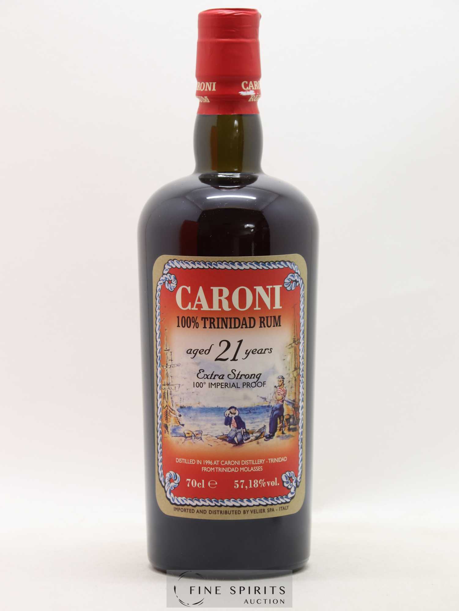 Caroni 21 years 1996 Of. 100° Imperial Proof bottled 2017 Velier Extra Strong - Lot de 1 bouteille - 1