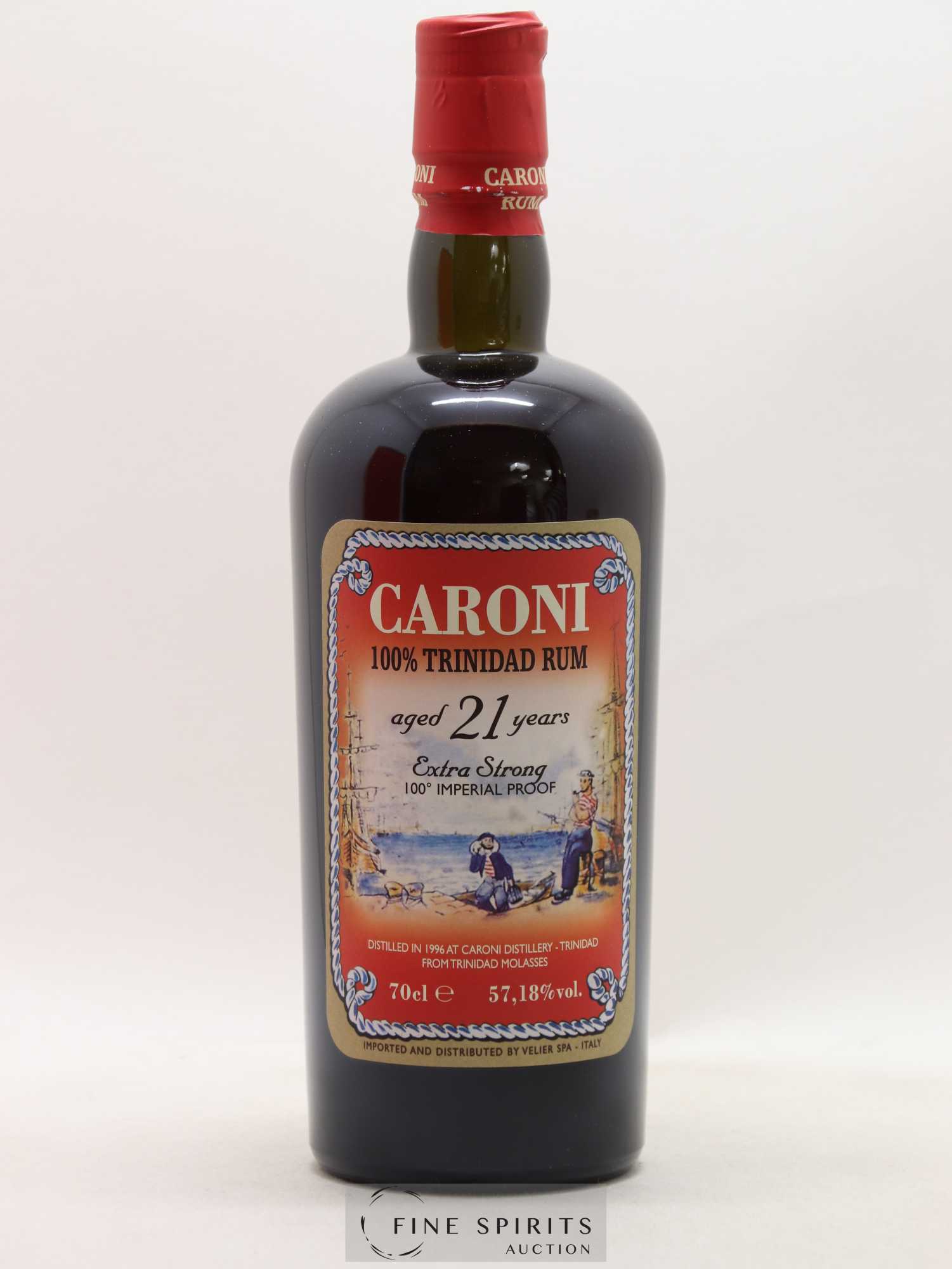 Caroni 21 years 1996 Of. 100° Imperial Proof bottled 2017 Velier Extra Strong - Lot de 1 bouteille - 1