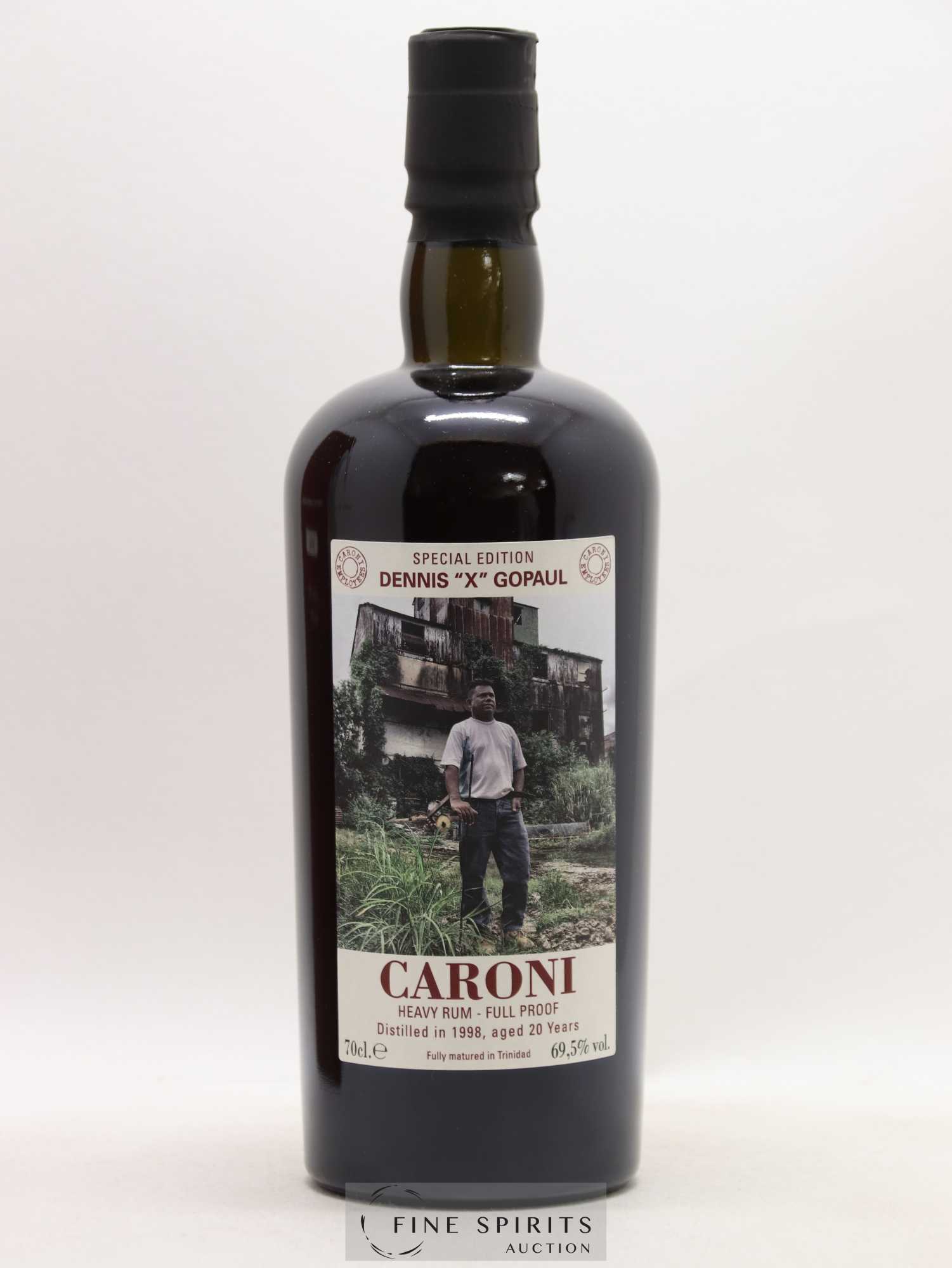 Caroni 20 years 1998 Velier Special Edition Dennis X Gopaul One of 1151 - bottled 2018 Employee Serie - Posten von 1 Flasche - 1