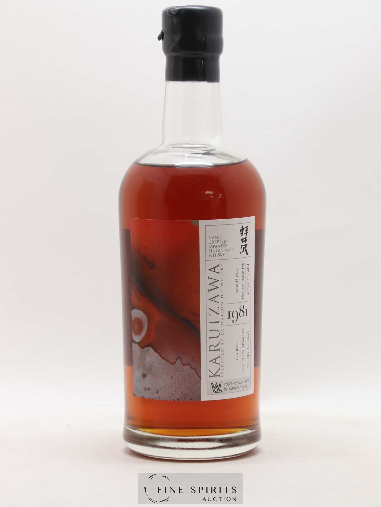 Karuizawa 33 years 1981 Number One Drinks Ex-Sherry Cask n°136 - bottled 2014 LMDW Artist - Lot de 1 bouteille - 1