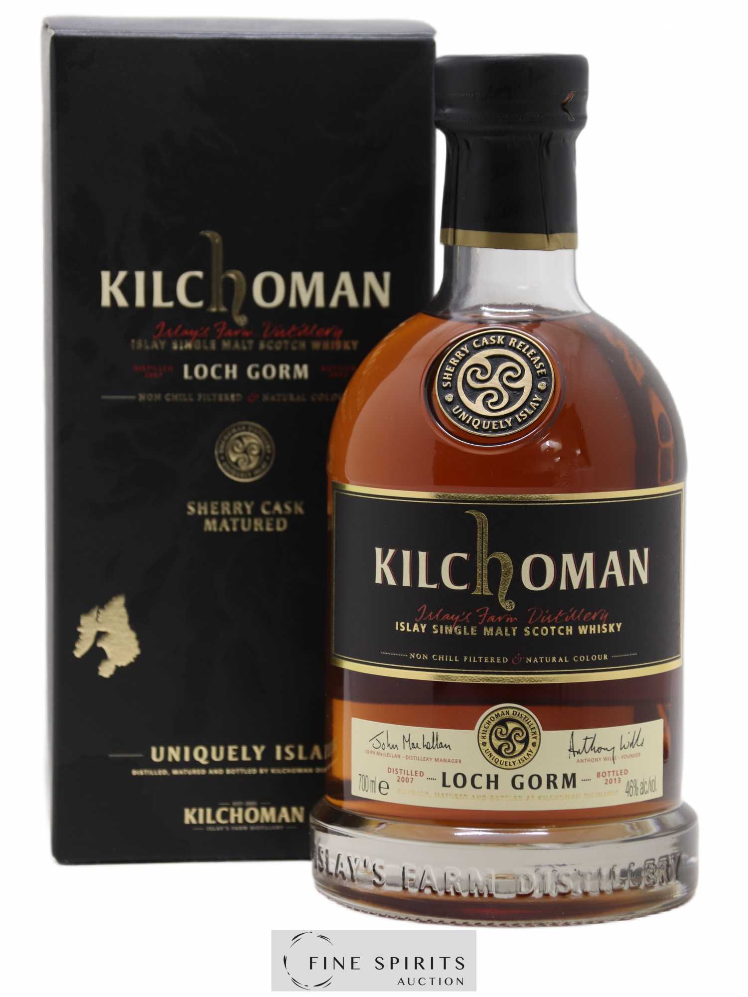 Kilchoman 2007 Of. Loch Gorm bottled 2013 - Lot de 1 bouteille - 0