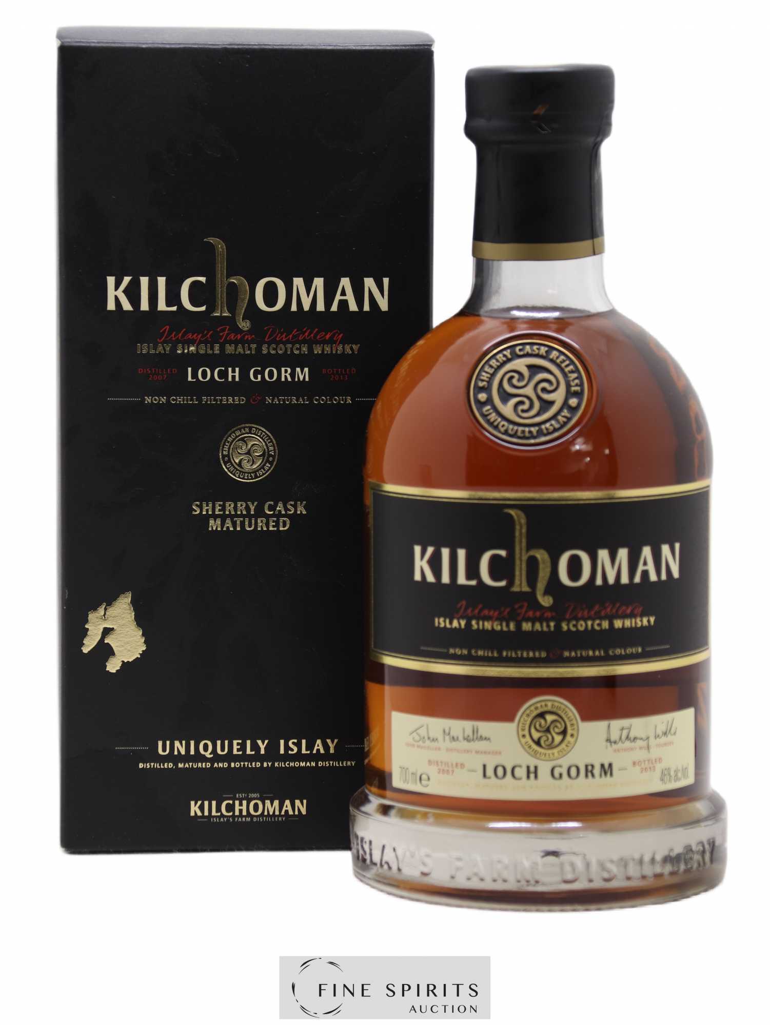 Kilchoman 2007 Of. Loch Gorm bottled 2013 - Lot de 1 bouteille - 0