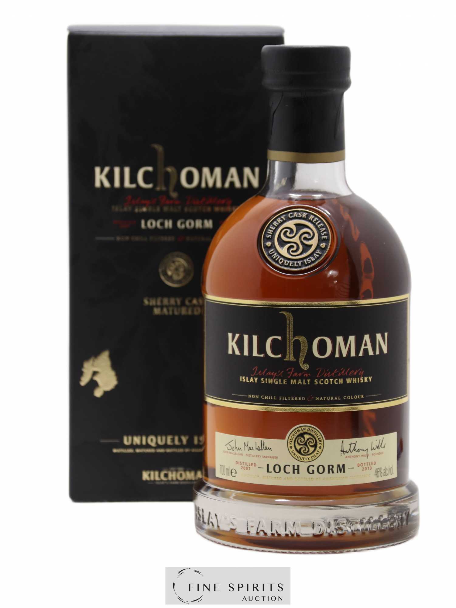 Kilchoman 2007 Of. Loch Gorm bottled 2013 - Lot de 1 bouteille - 0