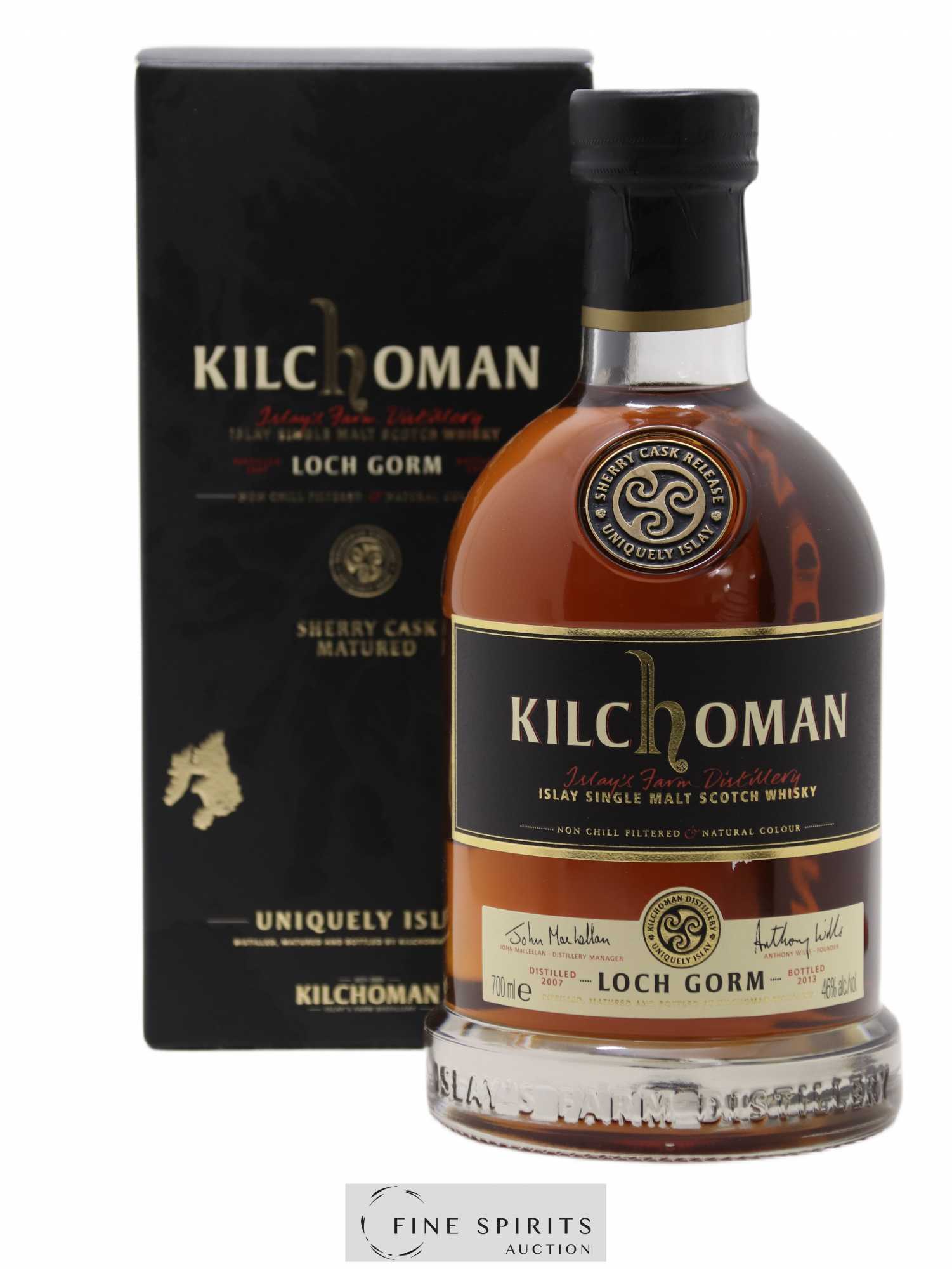 Kilchoman 2007 Of. Loch Gorm bottled 2013 - Lot de 1 bouteille - 0
