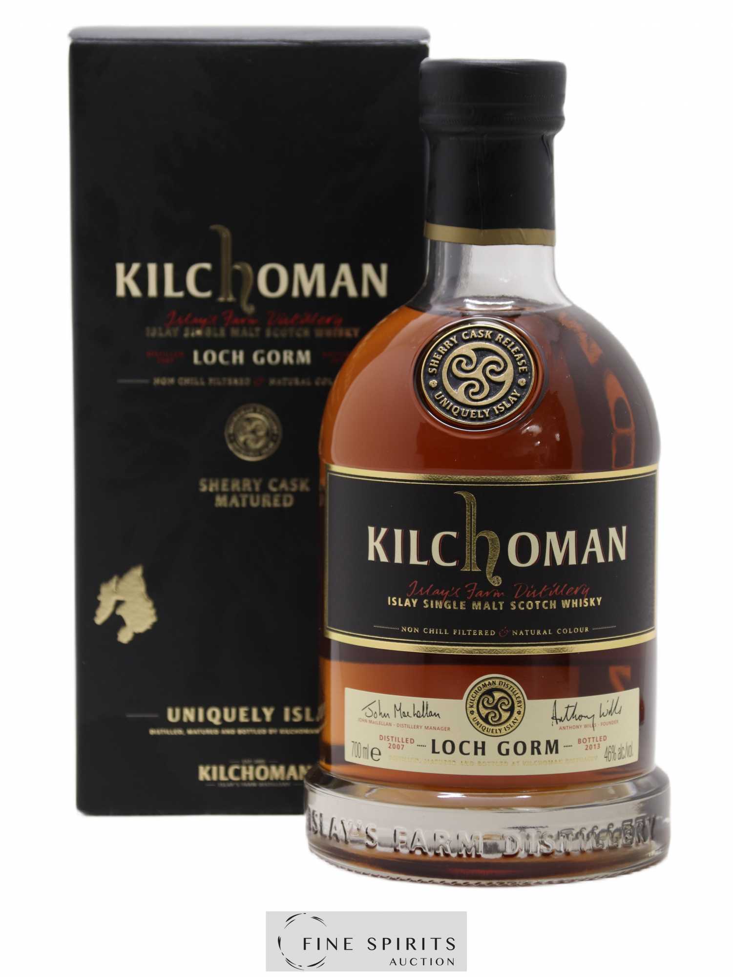 Kilchoman 2007 Of. Loch Gorm bottled 2013 - Lot de 1 bouteille - 0