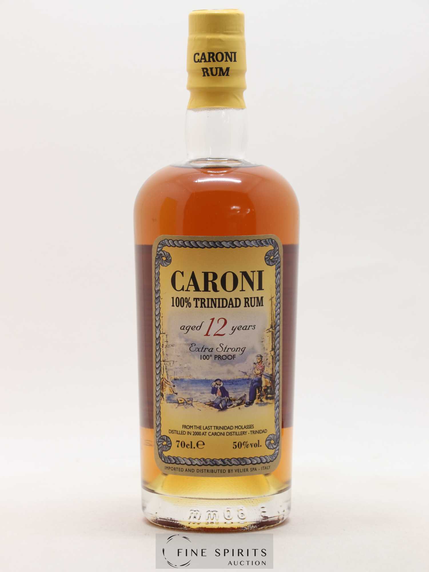 Caroni 12 years 2000 Velier 100° Proof bottled 2012 Extra Strong - Posten von 1 Flasche - 1