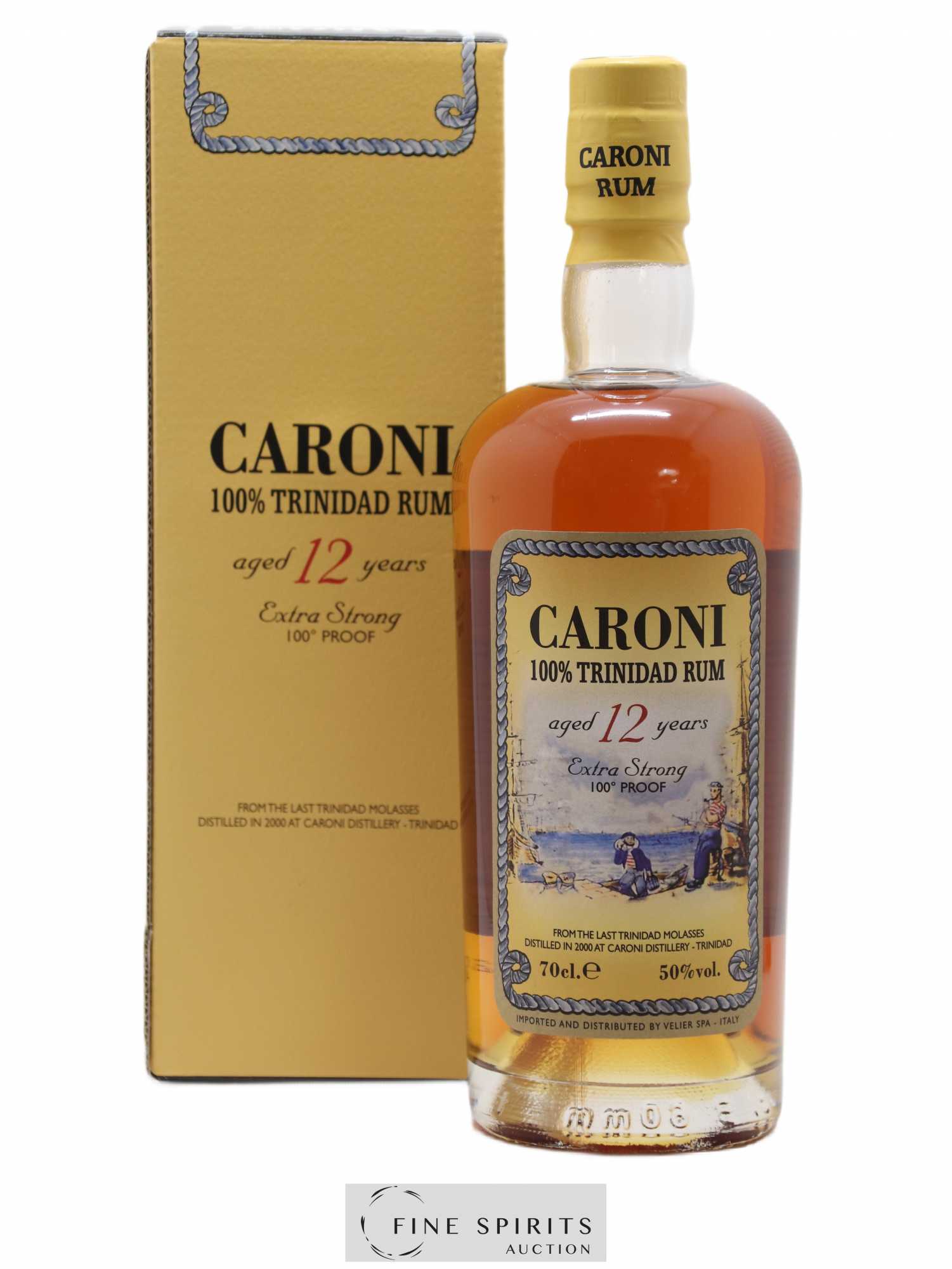 Caroni 12 years 2000 Velier 100° Proof bottled 2012 Extra Strong - Posten von 1 Flasche - 0