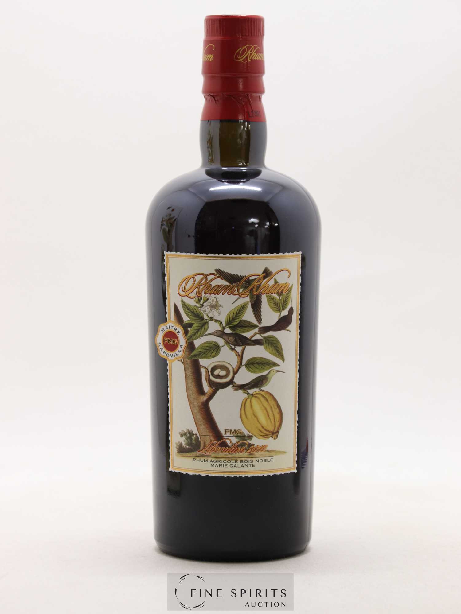 Rhum Rhum Of. PMG - Maitre Capovilla Libération 2010 Bois Noble - Posten von 1 Flasche - 1