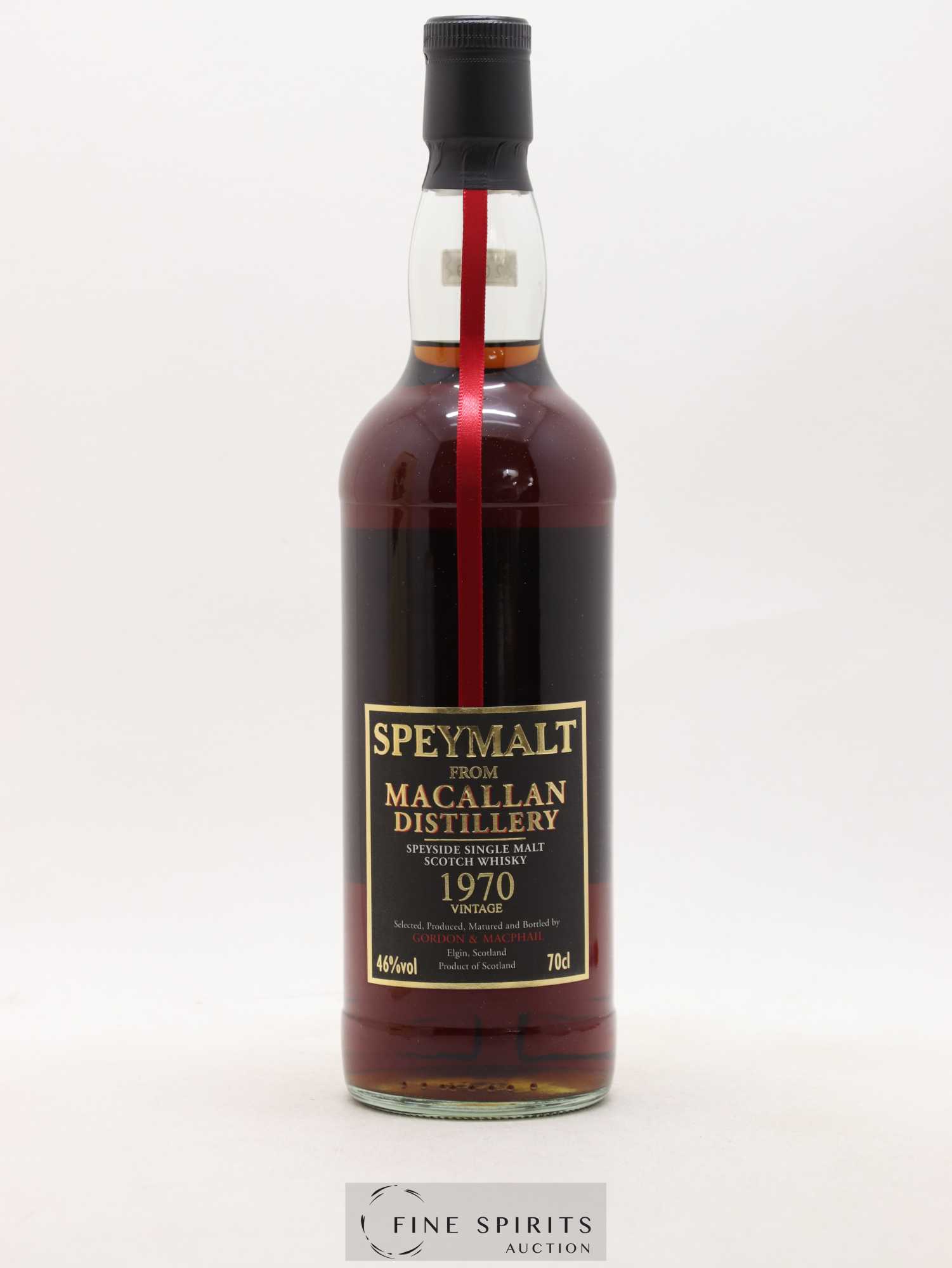 Speymalt From Macallan 1970 Gordon & MacPhail 1st Fill Sherry Butt - Cask n°8326 - bottled 2009 LMDW - Lot de 1 bouteille - 1