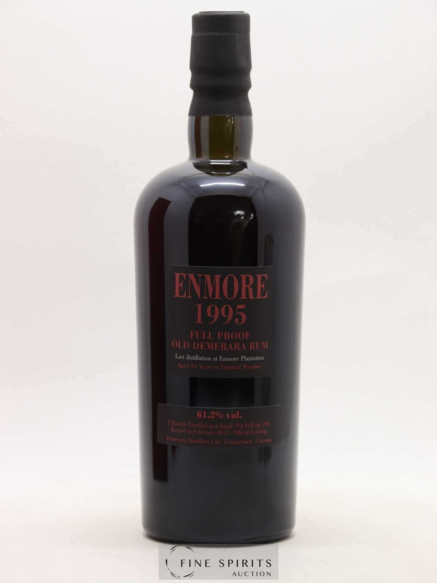 Enmore 16 years 1995 Of. Full Proof Barrels ELCR - bottled in 2011 Velier - Lot de 1 bouteille - 1