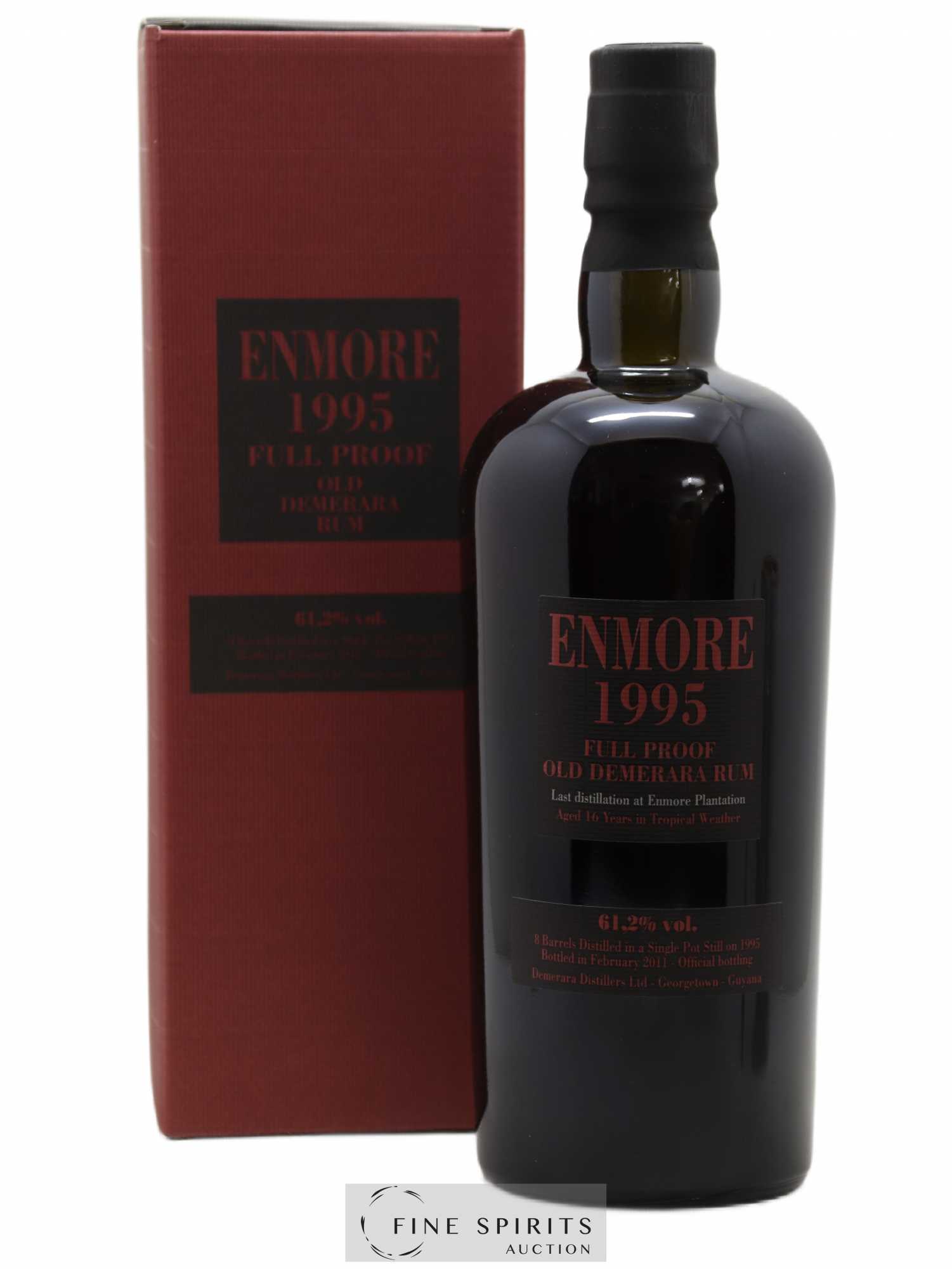 Enmore 16 years 1995 Of. Full Proof Barrels ELCR - bottled in 2011 Velier - Lot de 1 bouteille - 0