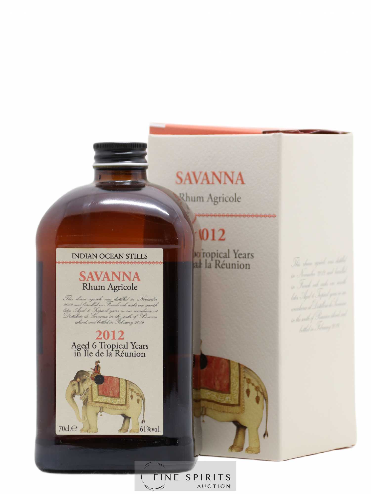 Savanna 6 years 2012 Velier bottled 2019 Indian Ocean Stills - Lot de 1 bouteille - 0