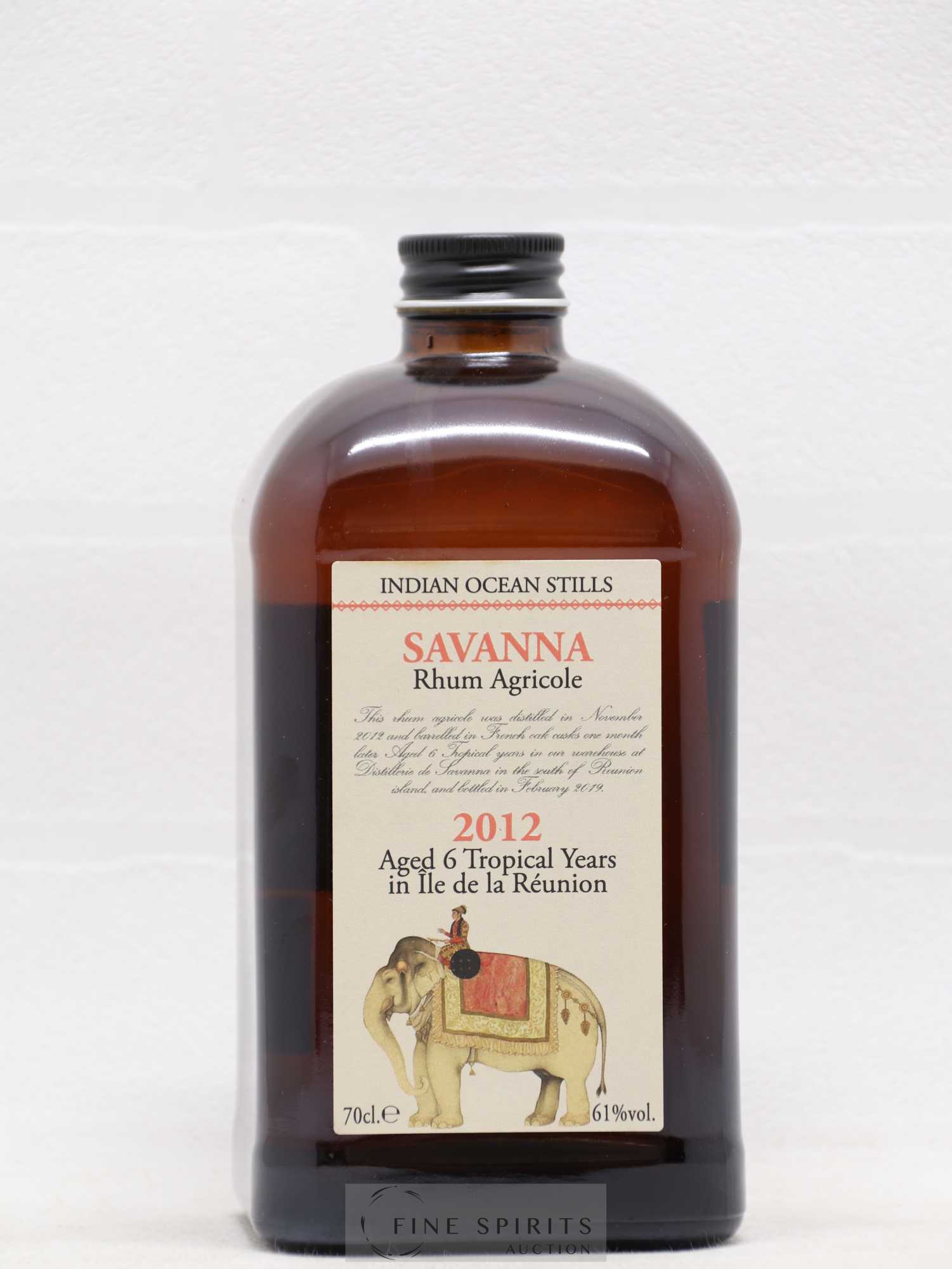 Savanna 6 years 2012 Velier bottled 2019 Indian Ocean Stills - Posten von 1 Flasche - 1