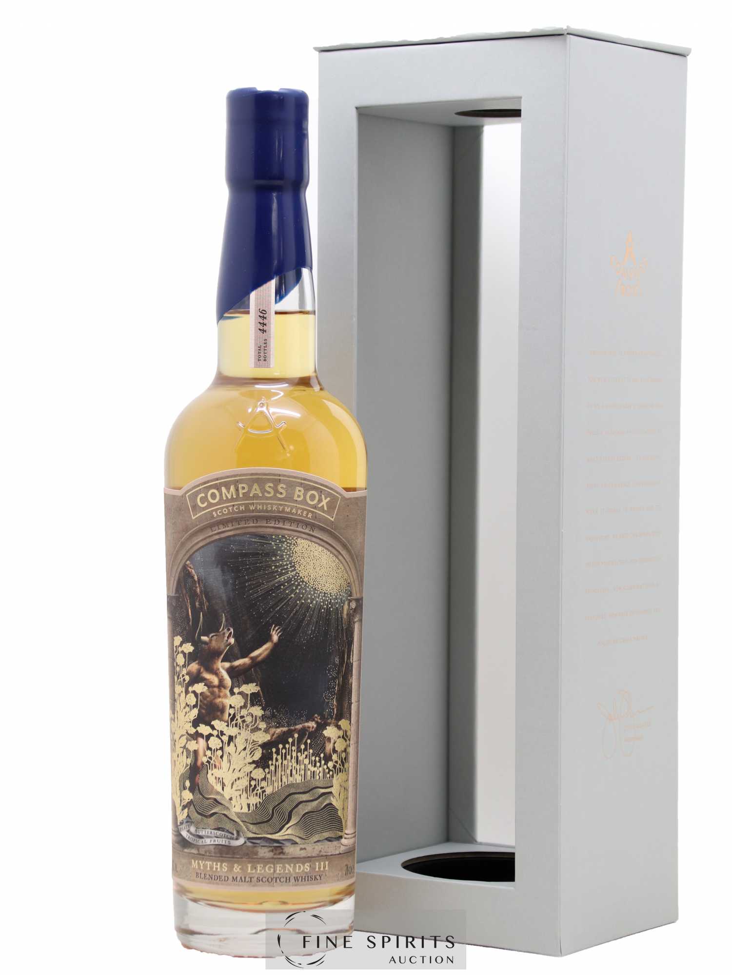 Myths & Legends III Compass Box One of 4446 - bottled 2019 Limited Edition - Lot de 1 bouteille - 0