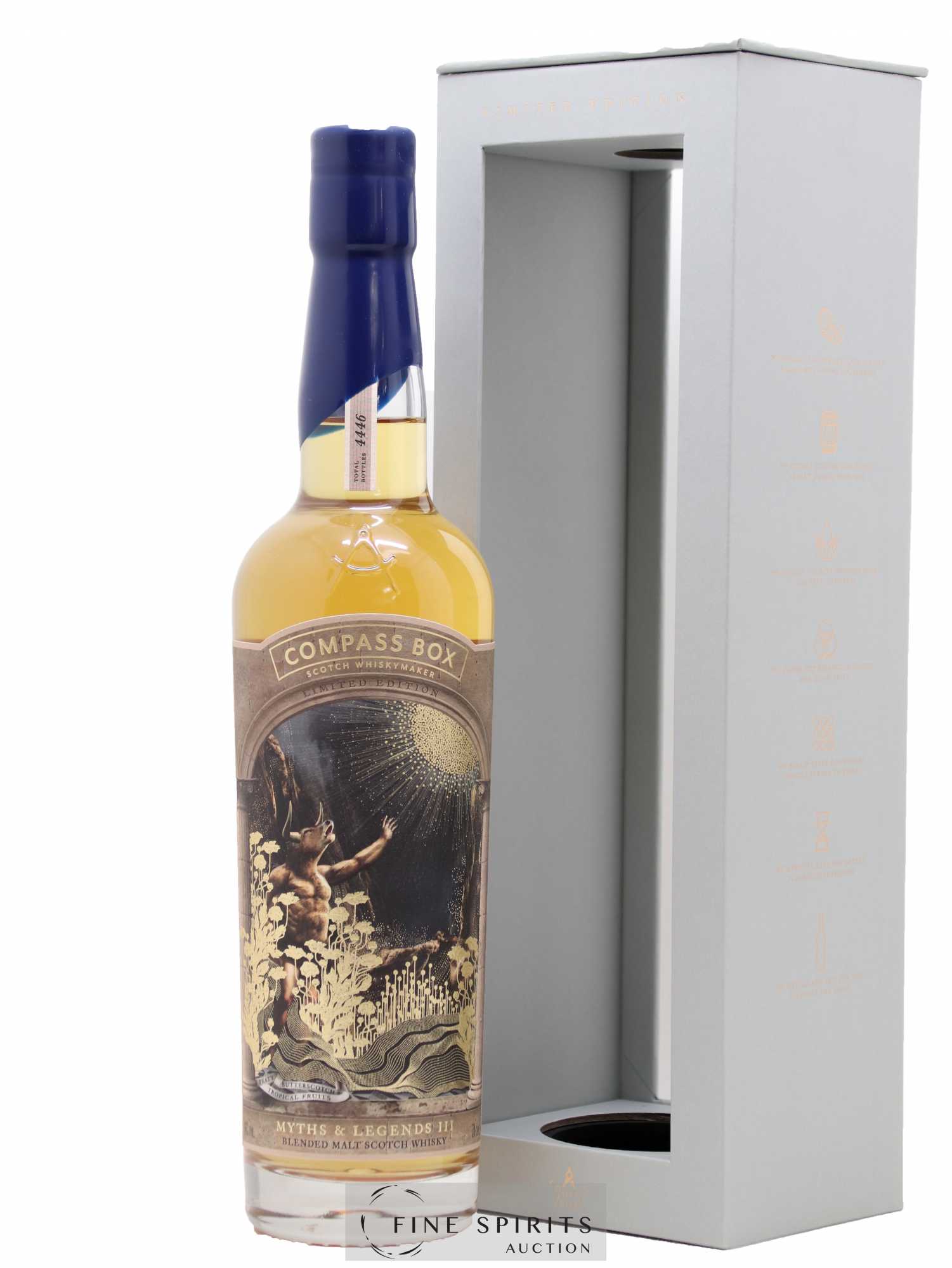 Myths & Legends III Compass Box One of 4446 - bottled 2019 Limited Edition - Lot de 1 bouteille - 0