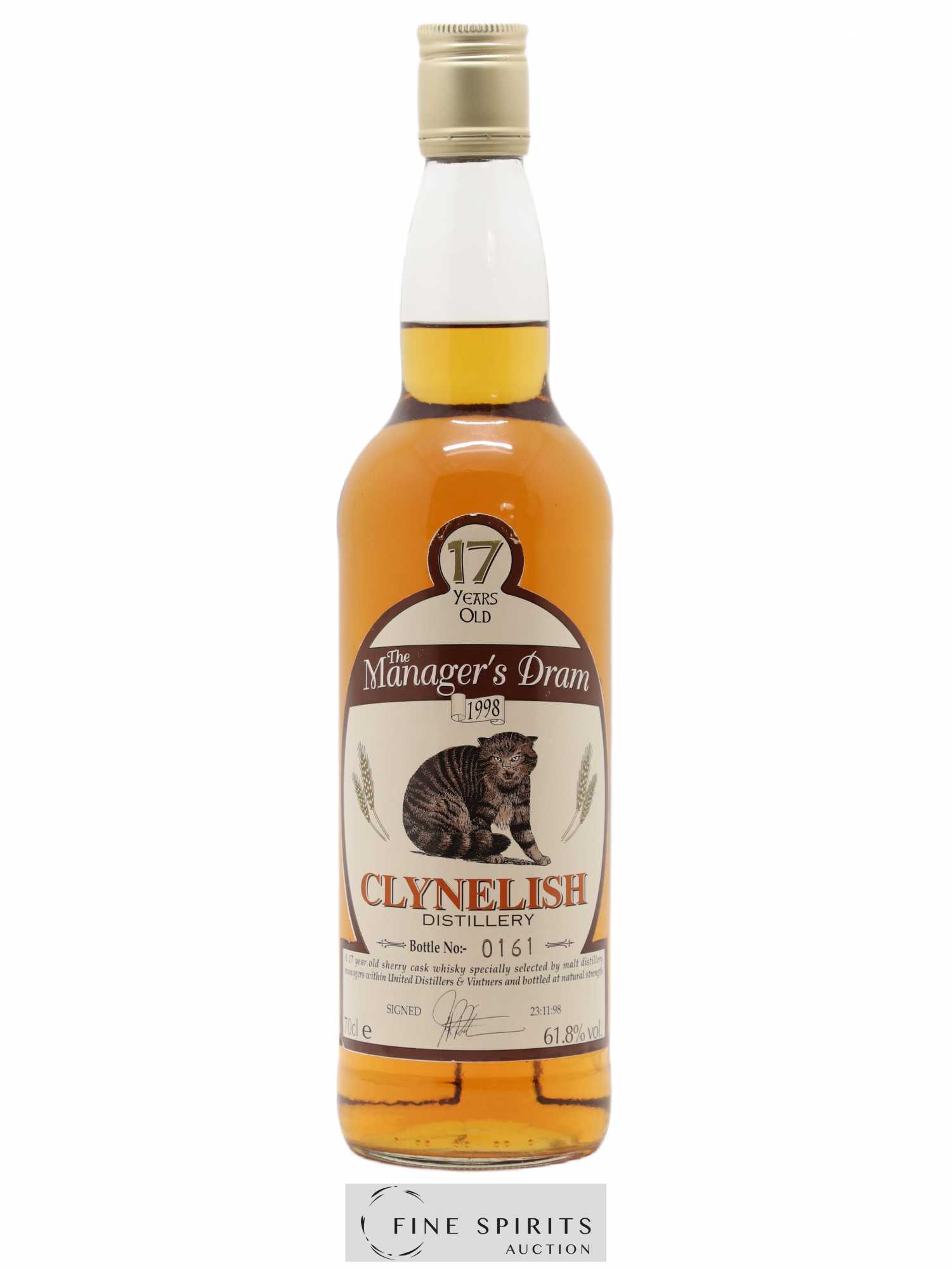 Clynelish 17 years 1998 Of. The Manager's Dram - Lot de 1 bouteille - 0