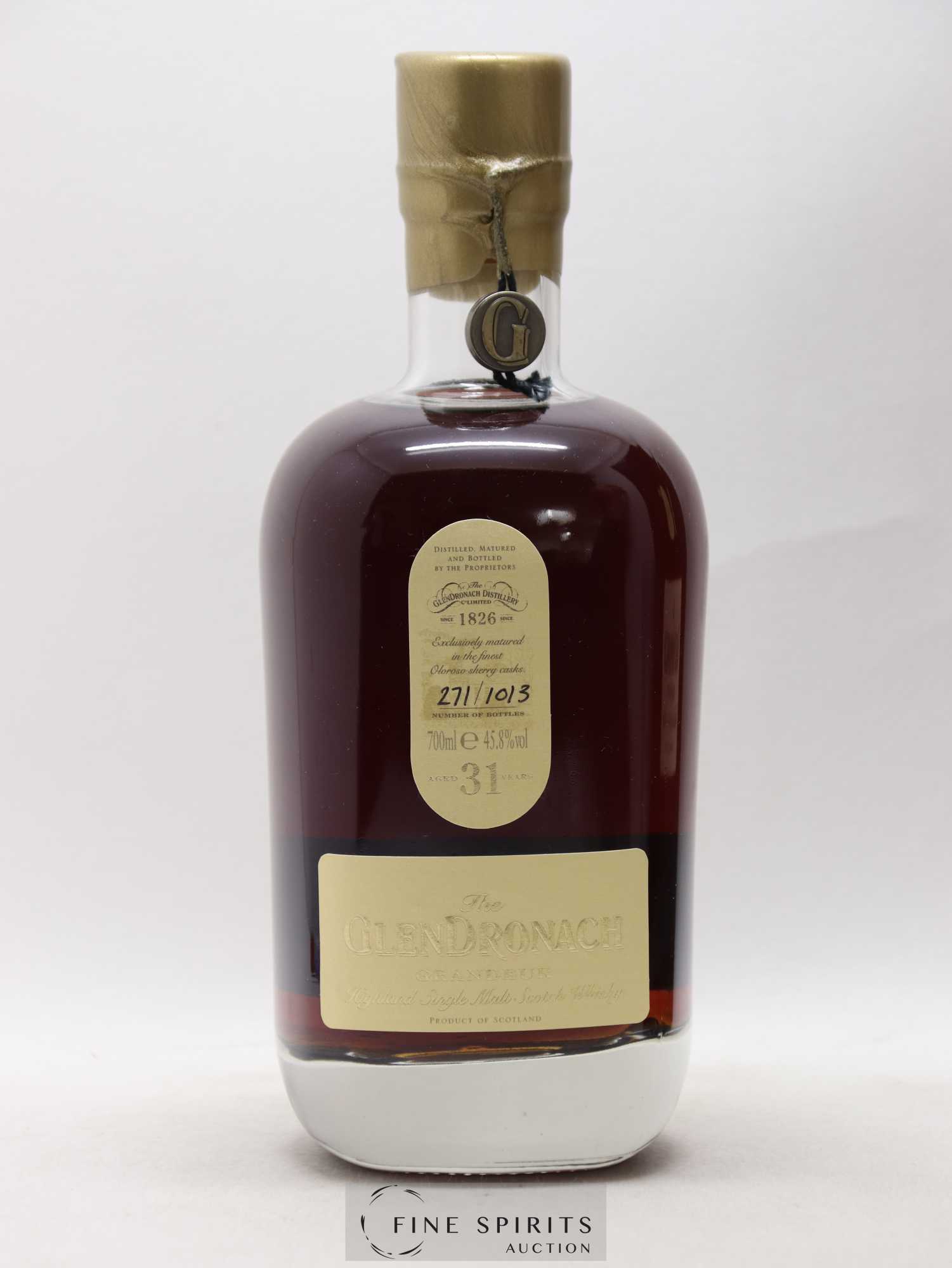 Glendronach 31 years Of. Grandeur One of 1013 - Lot de 1 bouteille - 2
