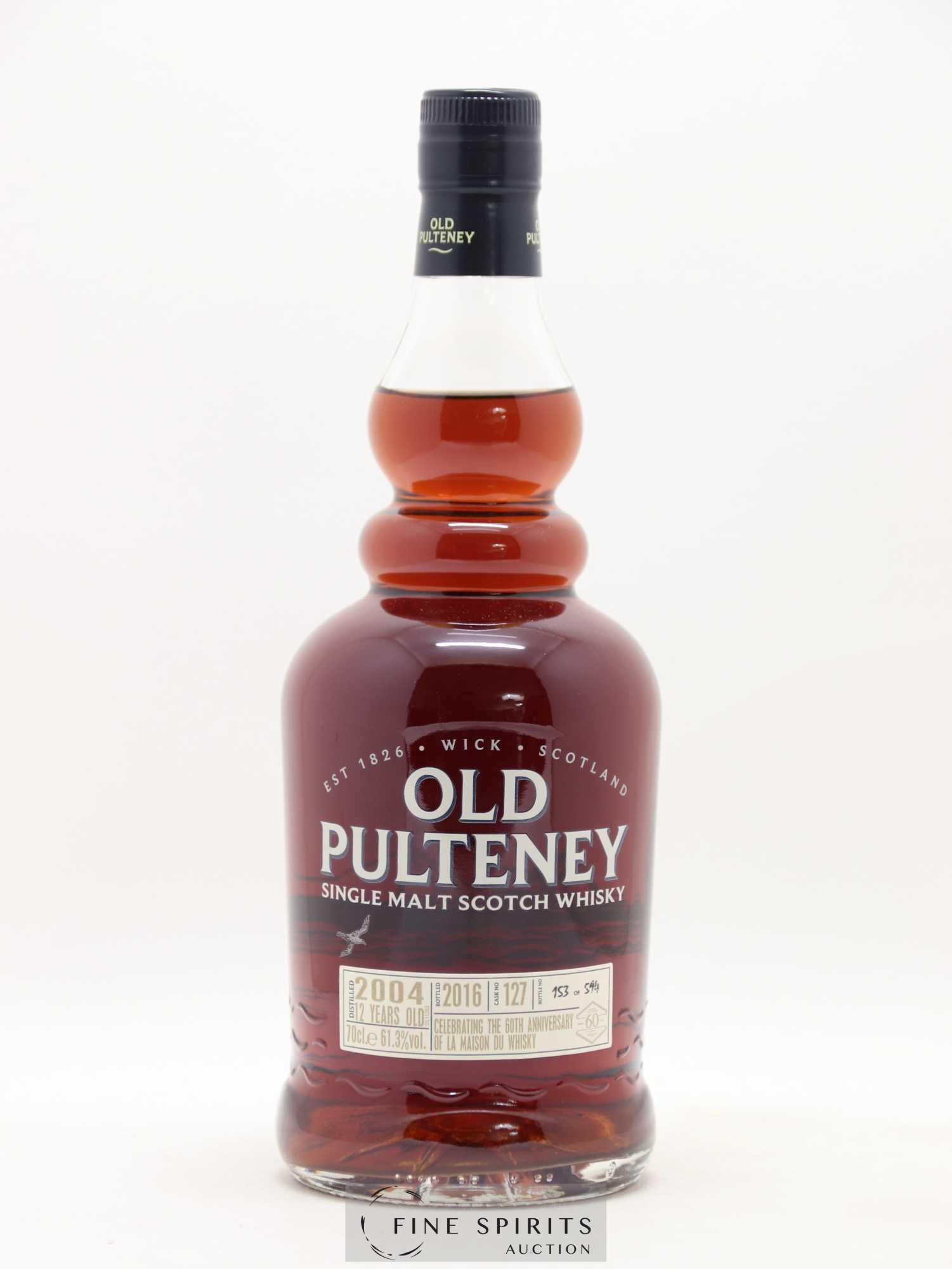 Old Pulteney 12 years 2004 Of. Cask n°127 - One of 594 - bottled 2016 LMDW 60th Anniversary - Lot of 1 bottle - 1