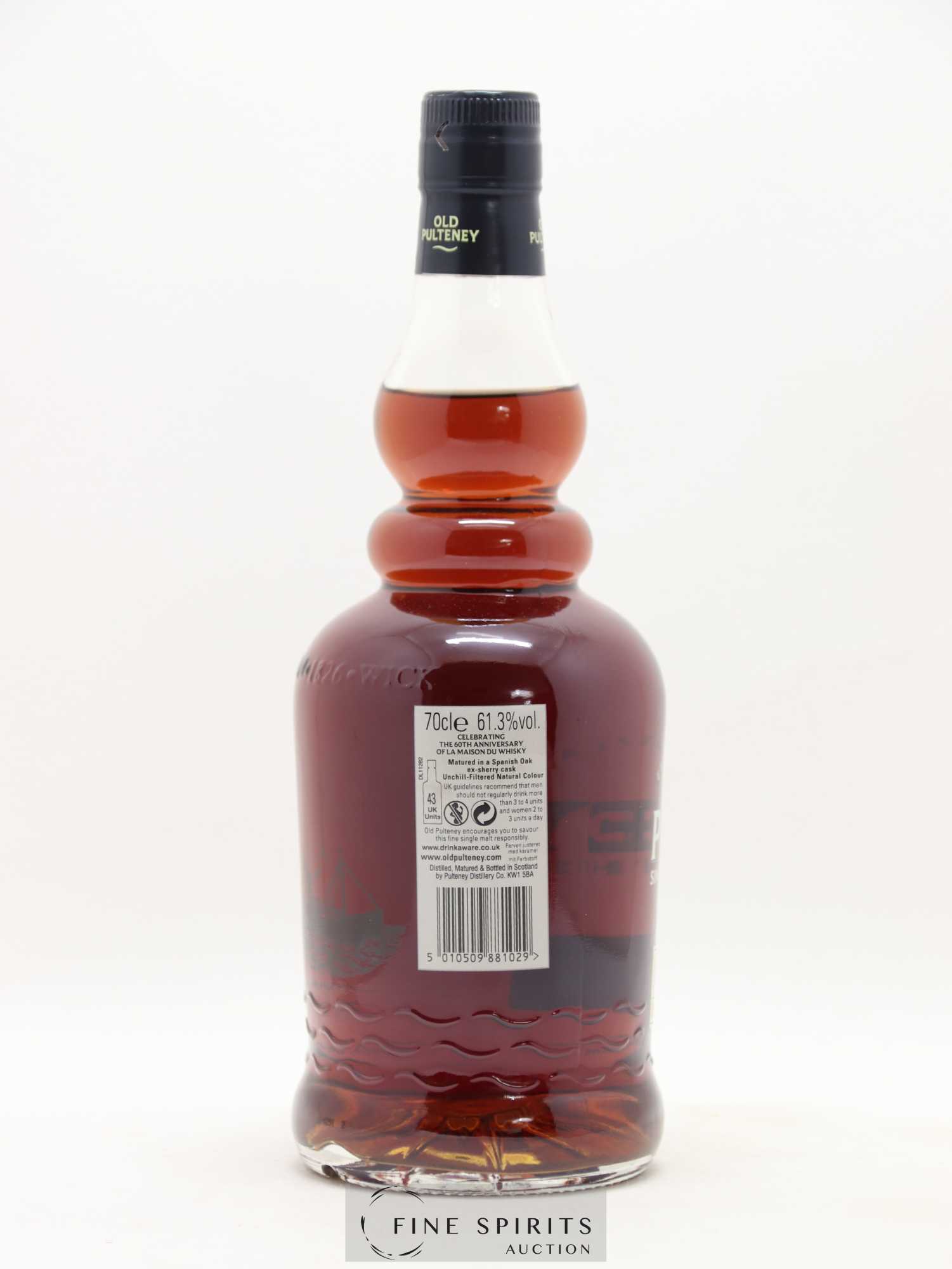 Old Pulteney 12 years 2004 Of. Cask n°127 - One of 594 - bottled 2016 LMDW 60th Anniversary - Lot of 1 bottle - 2