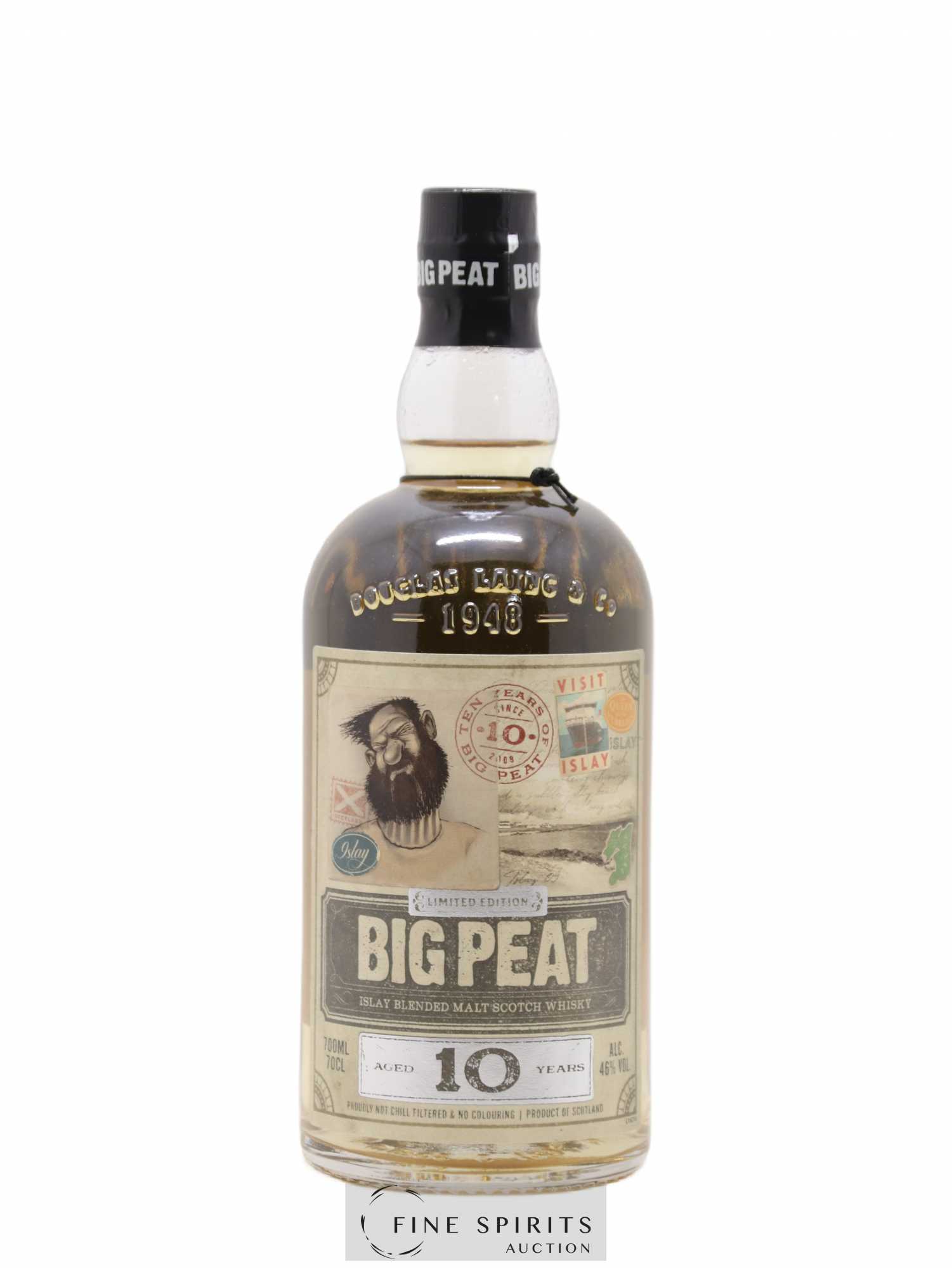 Big Peat 10 years Douglas Laing bottled 2019 10th birthday Limited Edition - Lot de 1 bouteille - 0