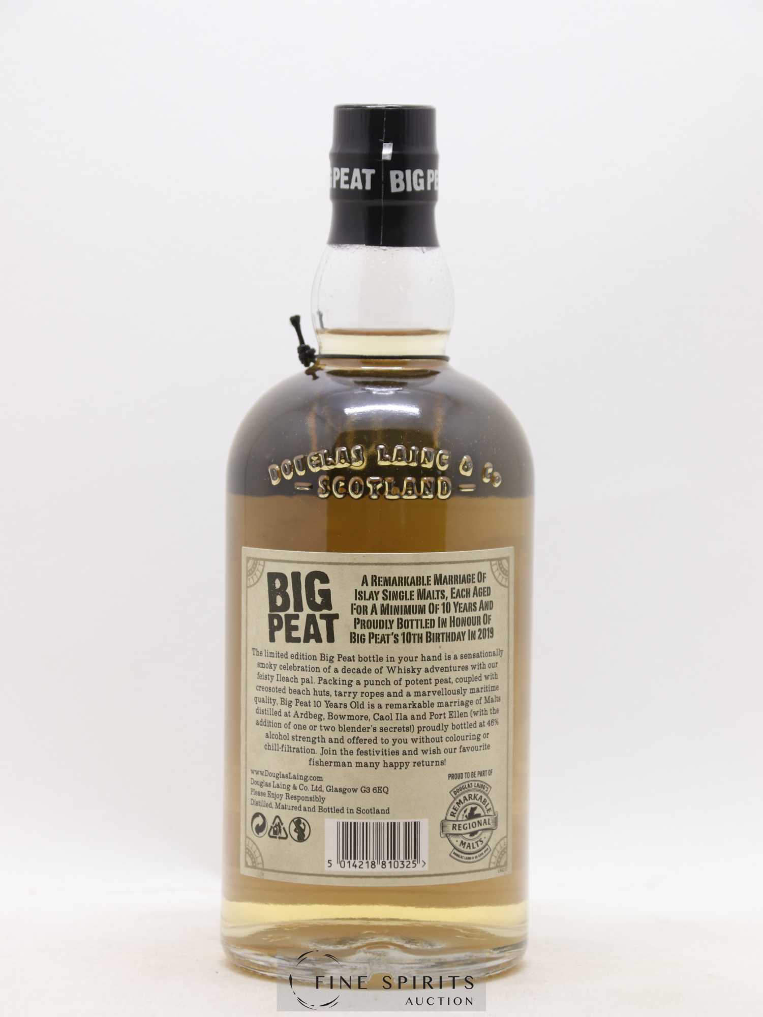 Big Peat 10 years Douglas Laing bottled 2019 10th birthday Limited Edition - Lot de 1 bouteille - 1