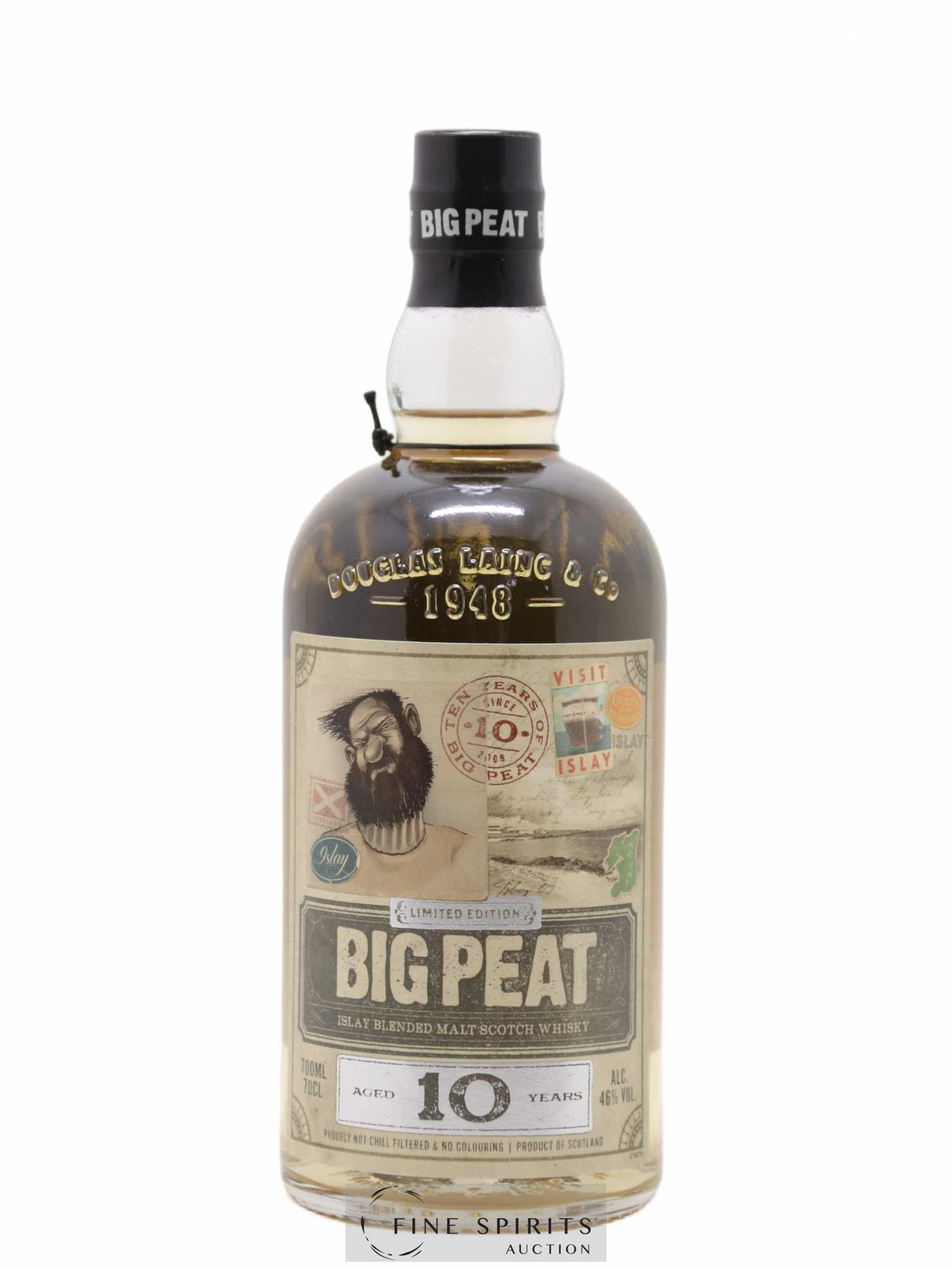 Big Peat 10 years Douglas Laing bottled 2019 10th birthday Limited Edition - Lot de 1 bouteille - 0