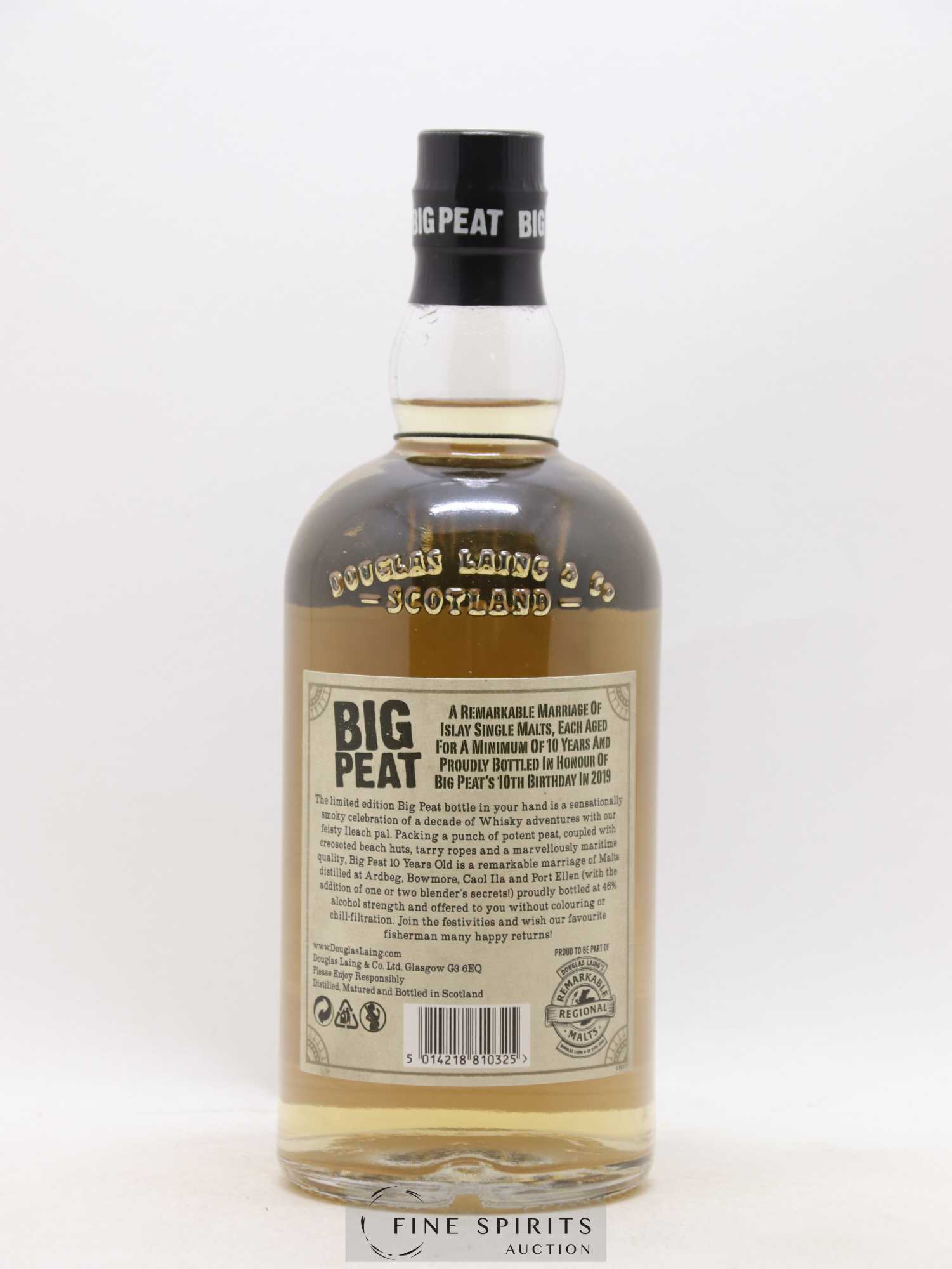 Big Peat 10 years Douglas Laing bottled 2019 10th birthday Limited Edition - Lot de 1 bouteille - 1