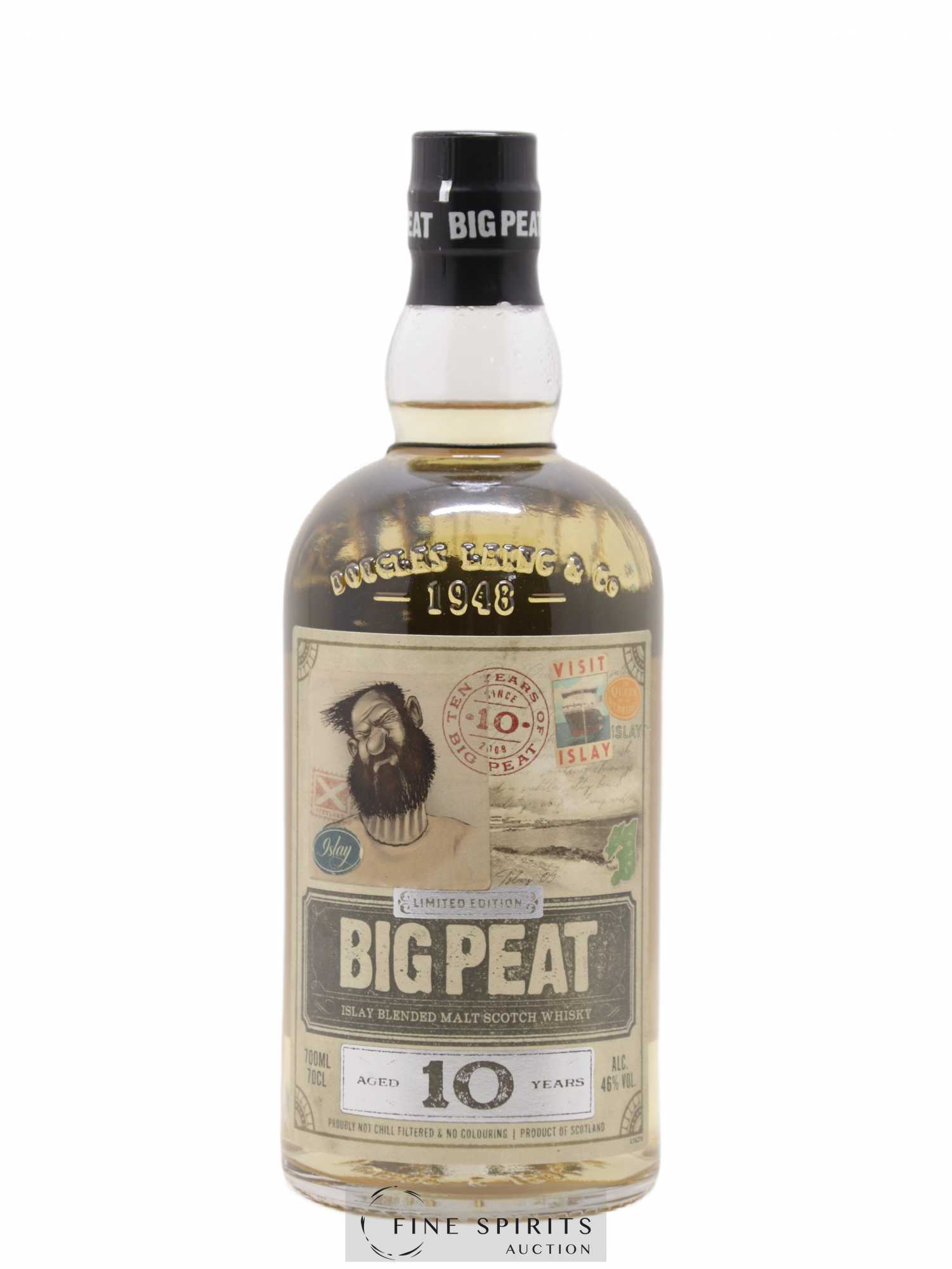 Big Peat 10 years Douglas Laing bottled 2019 10th birthday Limited Edition - Lot de 1 bouteille - 0