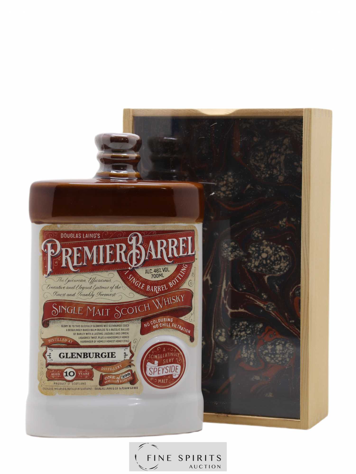 Glenburgie 10 years Douglas Laing Premier Barrel One of 398 Exceptionnal Single Casks - Lot de 1 bouteille - 0