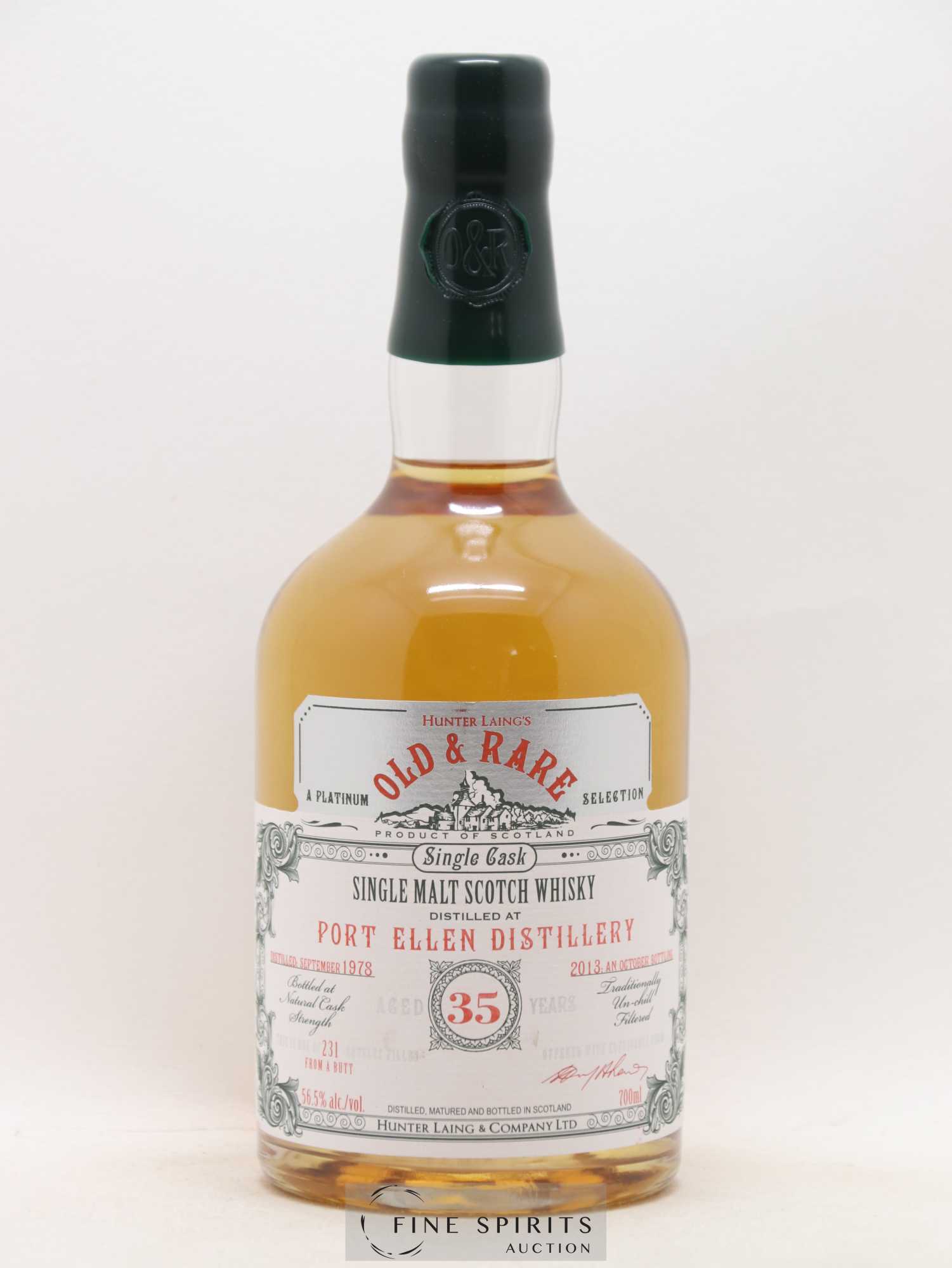 Port Ellen 35 years 1978 Hunter Laing Single Cask One of 231 - bottled 2013 Old & Rare - Lot de 1 bouteille - 1
