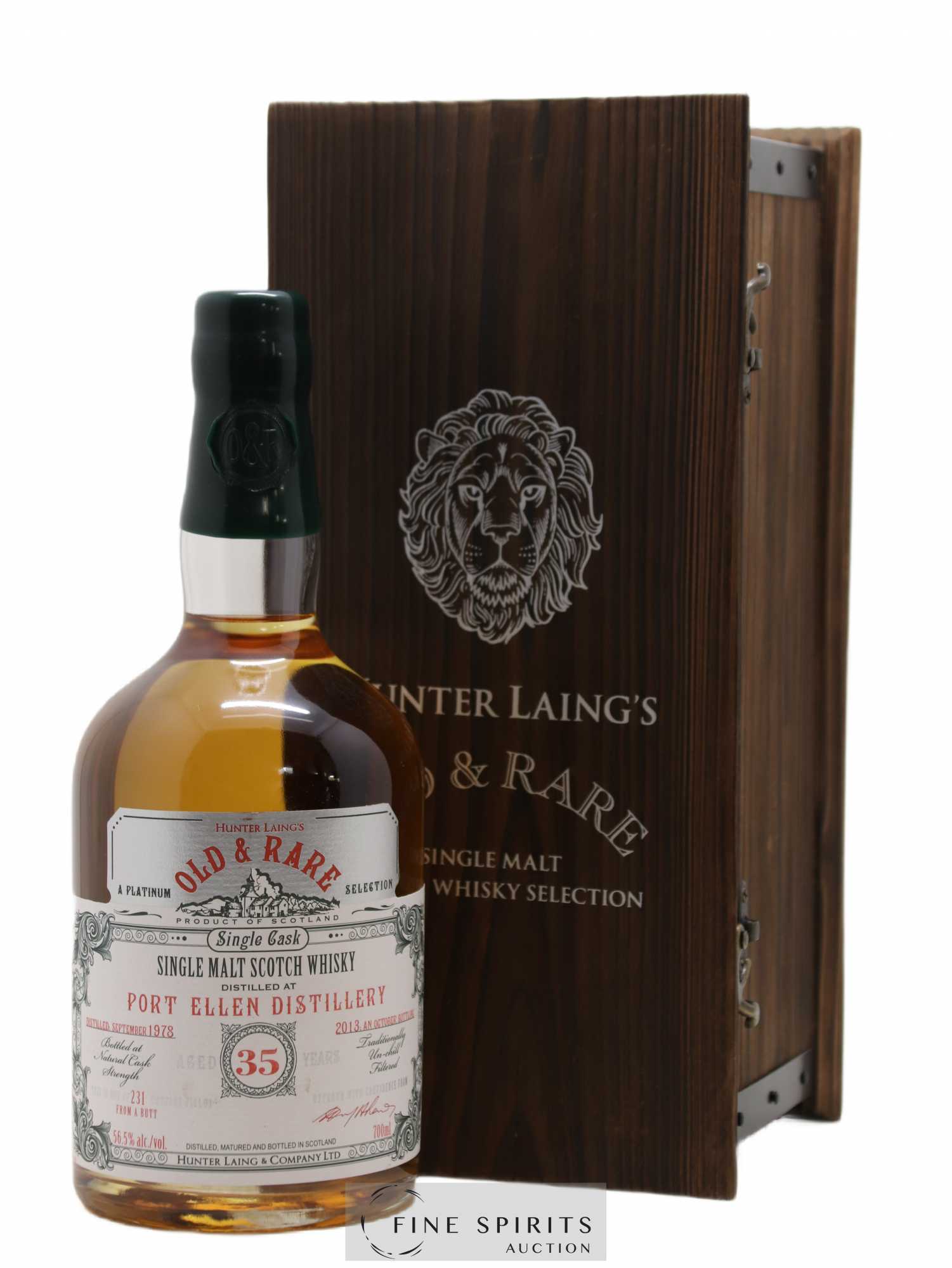 Port Ellen 35 years 1978 Hunter Laing Single Cask One of 231 - bottled 2013 Old & Rare - Lot de 1 bouteille - 0