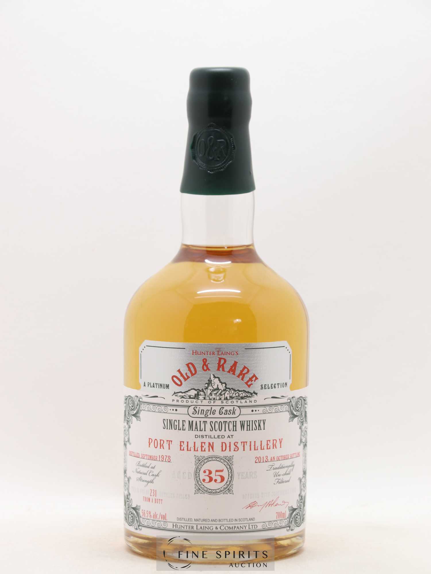 Port Ellen 35 years 1978 Hunter Laing Single Cask One of 231 - bottled 2013 Old & Rare - Lot de 1 bouteille - 1