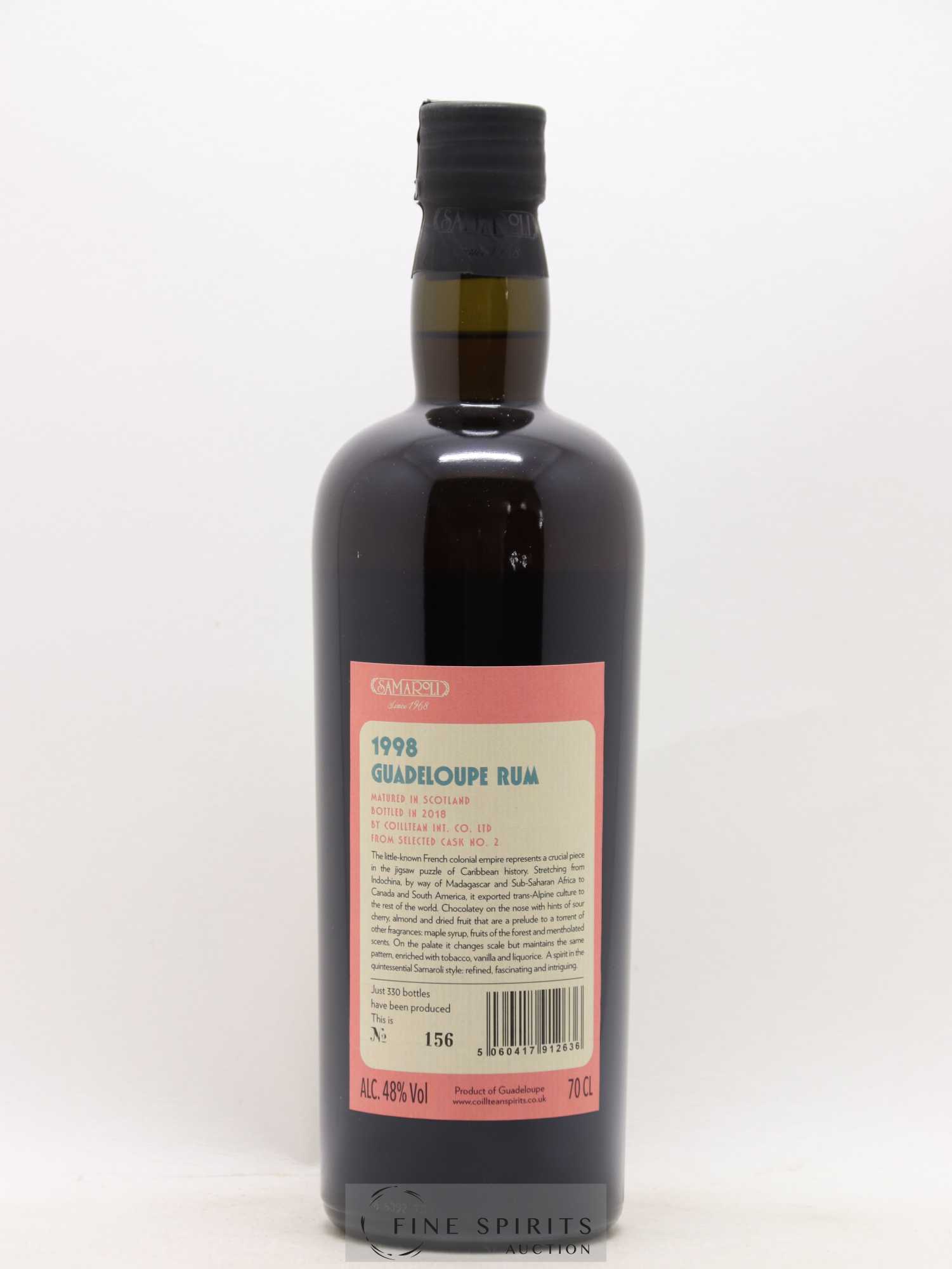 Samaroli 1998 Of. Cask n°2 - One of 330 - bottled 2018 - Lot de 1 bouteille - 2