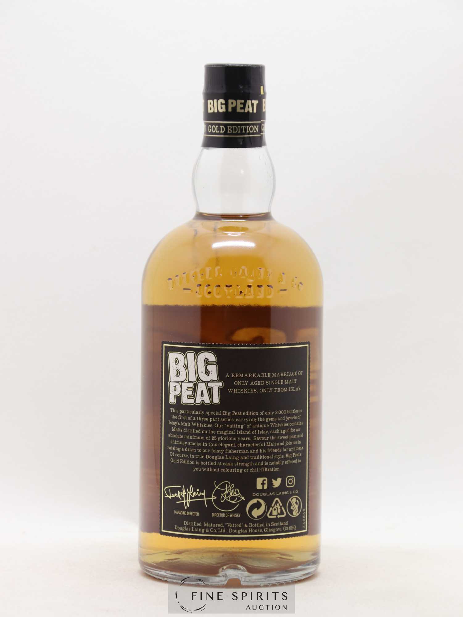 Big Peat 25 years 1992 Douglas Laing The Gold Edition One of 3000 - bottled 2017 The Vintage Series - Lot de 1 bouteille - 2
