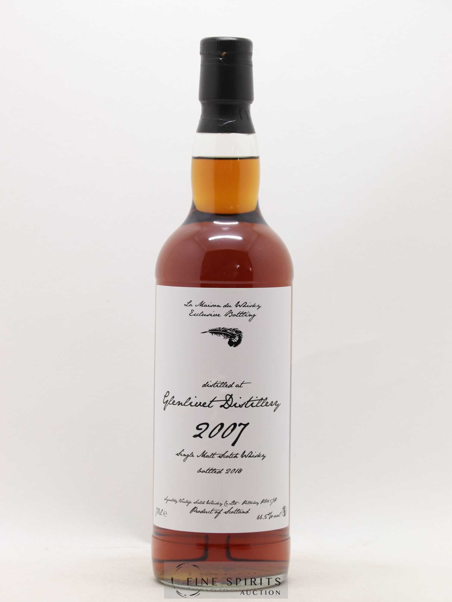 Glenlivet 2007 Signatory Vintage Cask n°900186 - One of 309 - bottled 2018 LMDW - Posten von 1 Flasche - 1